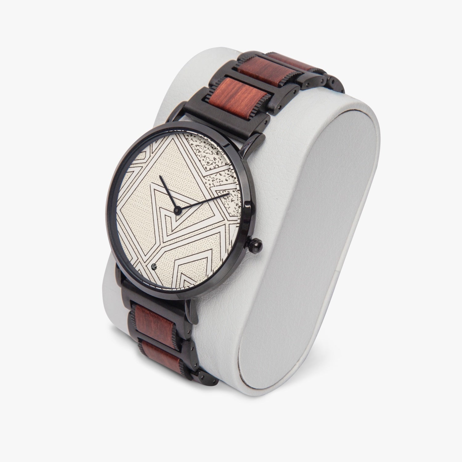 FZ African Print wooden Strap Quartz Watch - FZwear
