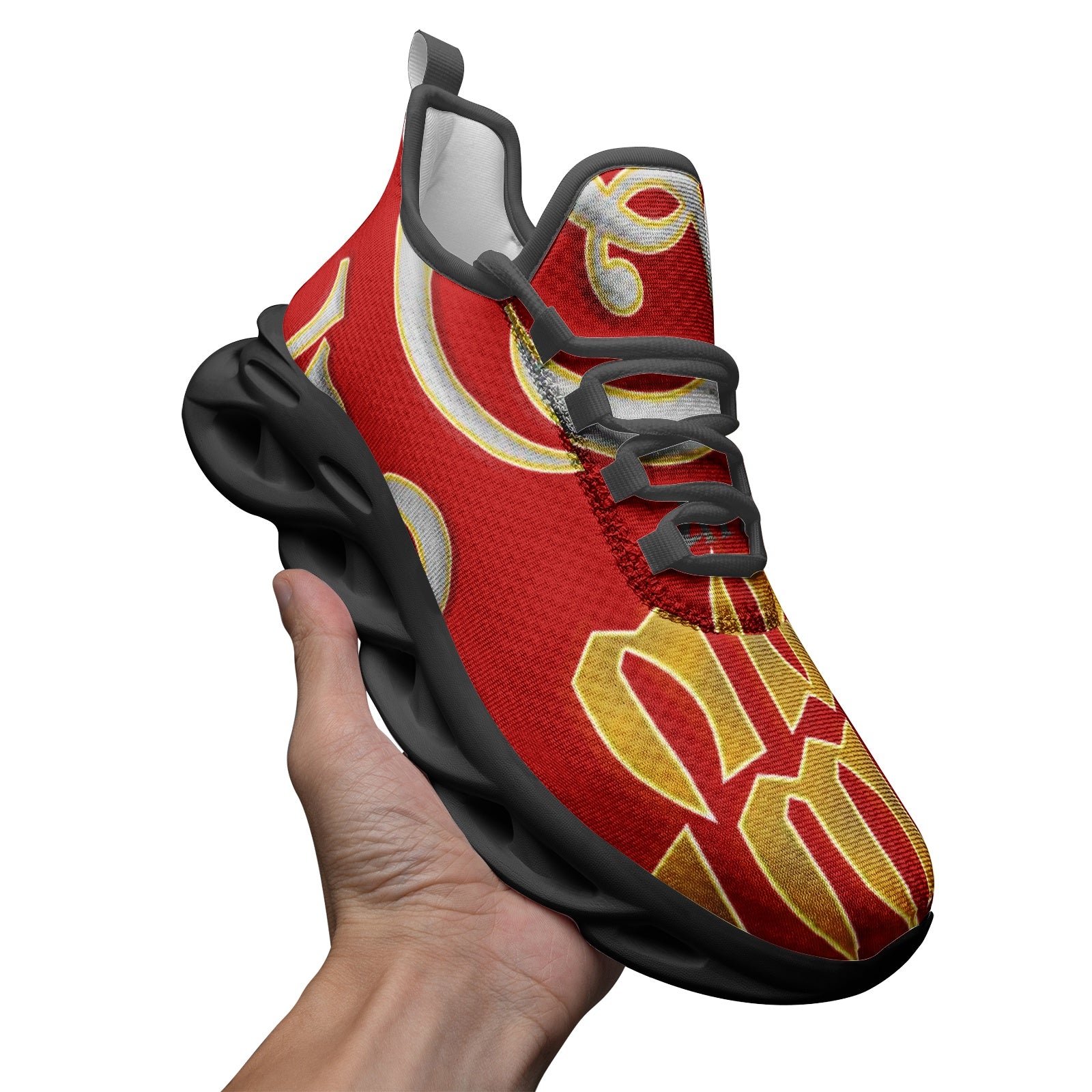 FZ Unisex Bounce Mesh Knit Sneakers Printy6