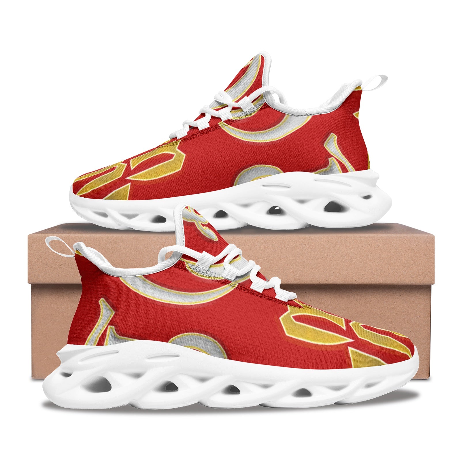 FZ Unisex Bounce Mesh Knit Sneakers Printy6