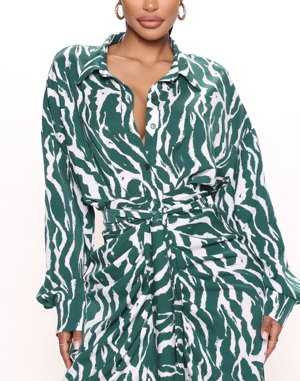 FZ Women's Safari Vibes Maxi Sundress