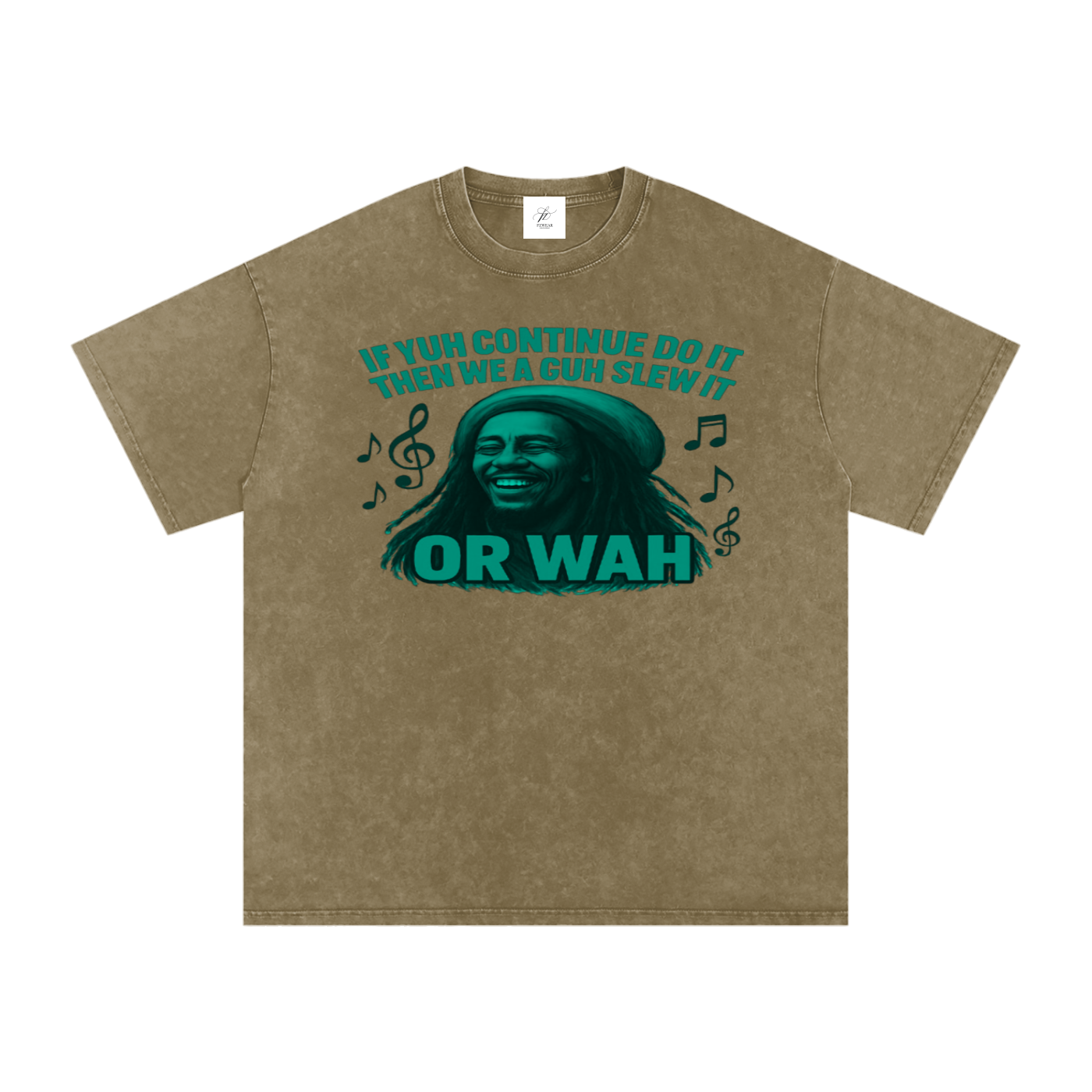 FZ Unisex Acid Wash Oversize Tee