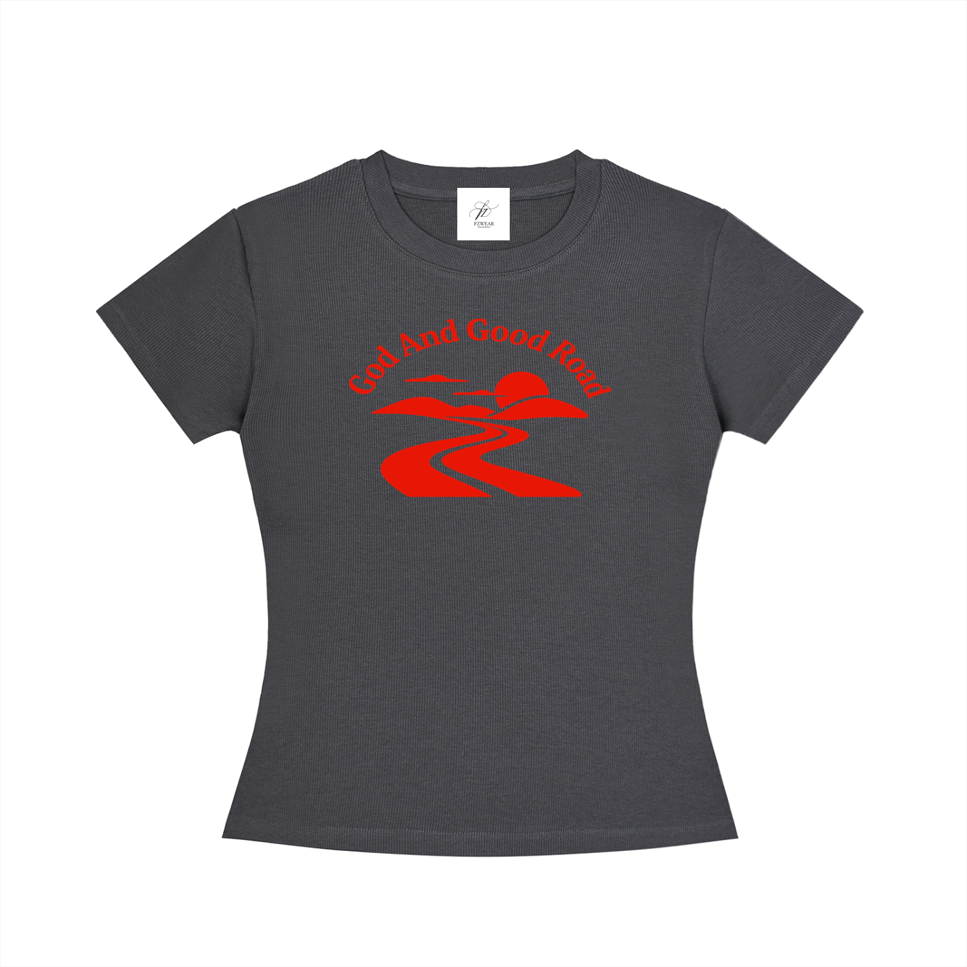 FZ Women's Slim Fit Crewneck Good Road Tee