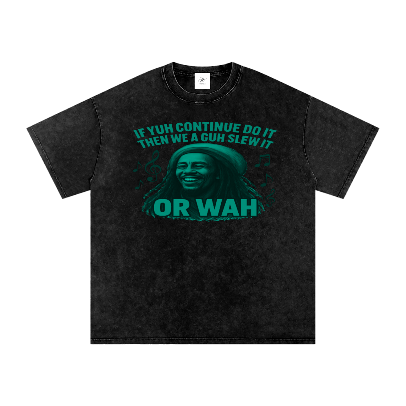 FZ Unisex Acid Wash Oversize Tee