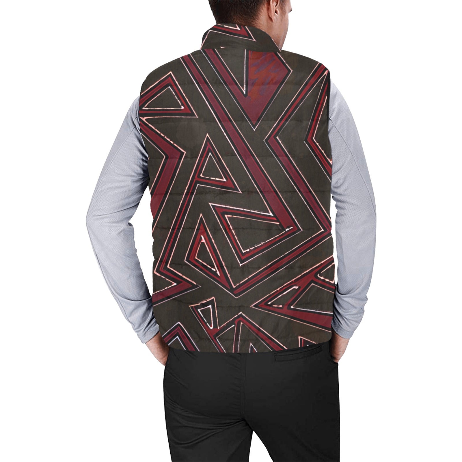 FZ MEN'S AFRICAN PRINT PUFF JACKET - FZwear