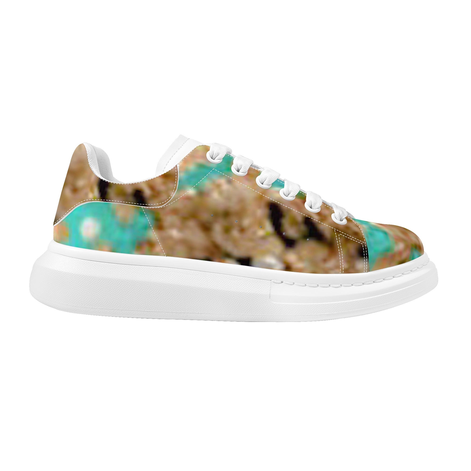 FZ Men's White Tongue Chunky Shoes - FZwear