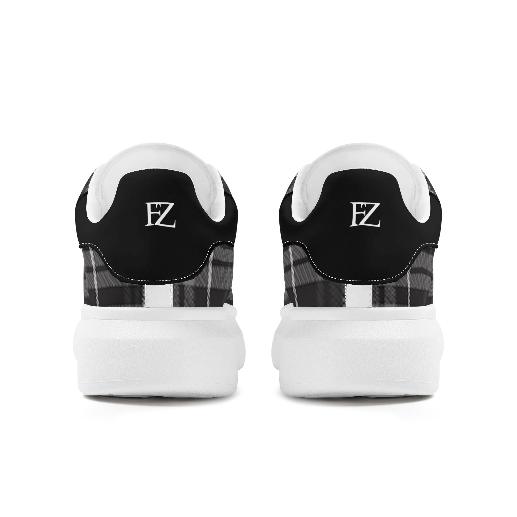 FZ Men's White Tongue Chunky Shoes - FZwear