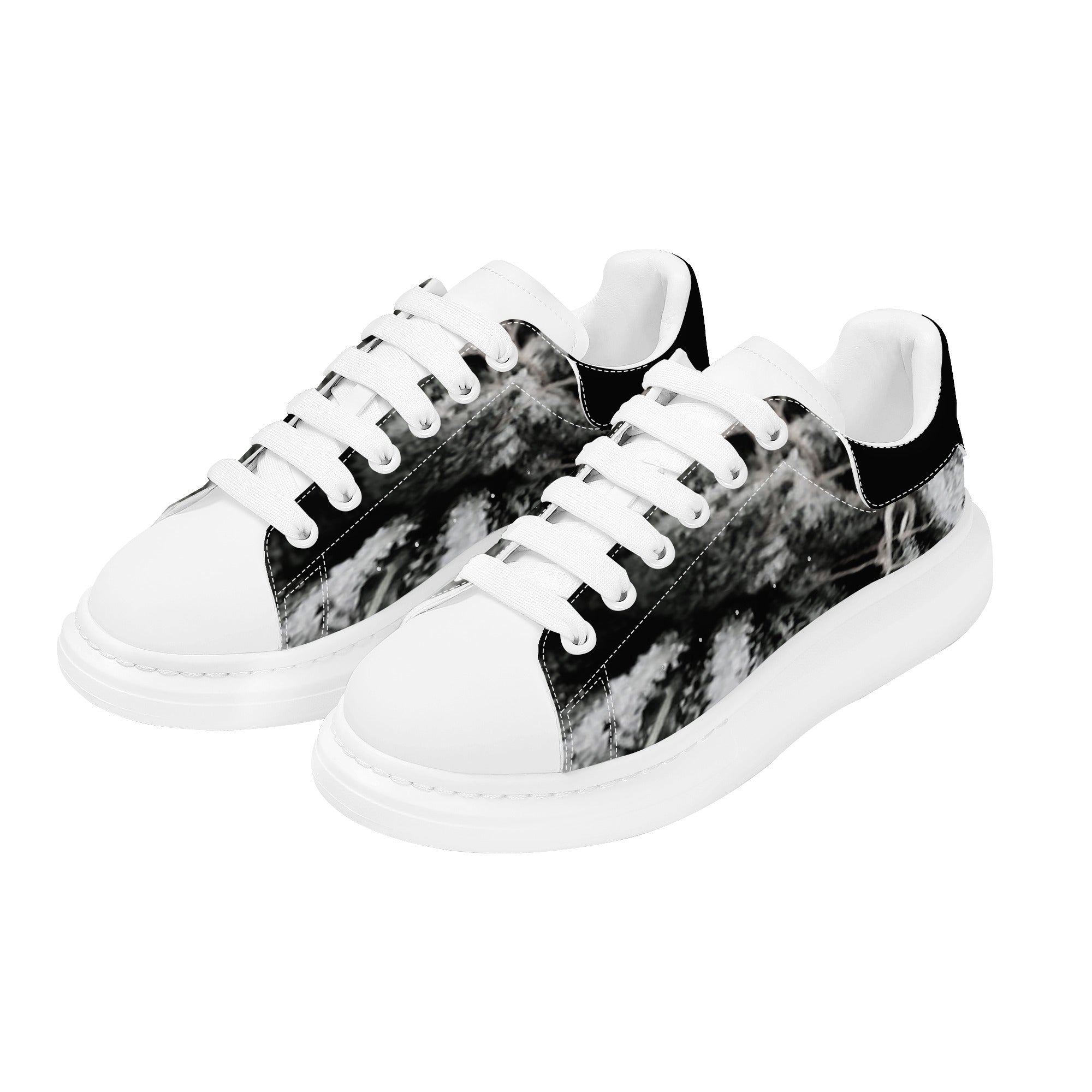 FZ Men's White Tongue Chunky Shoes - FZwear