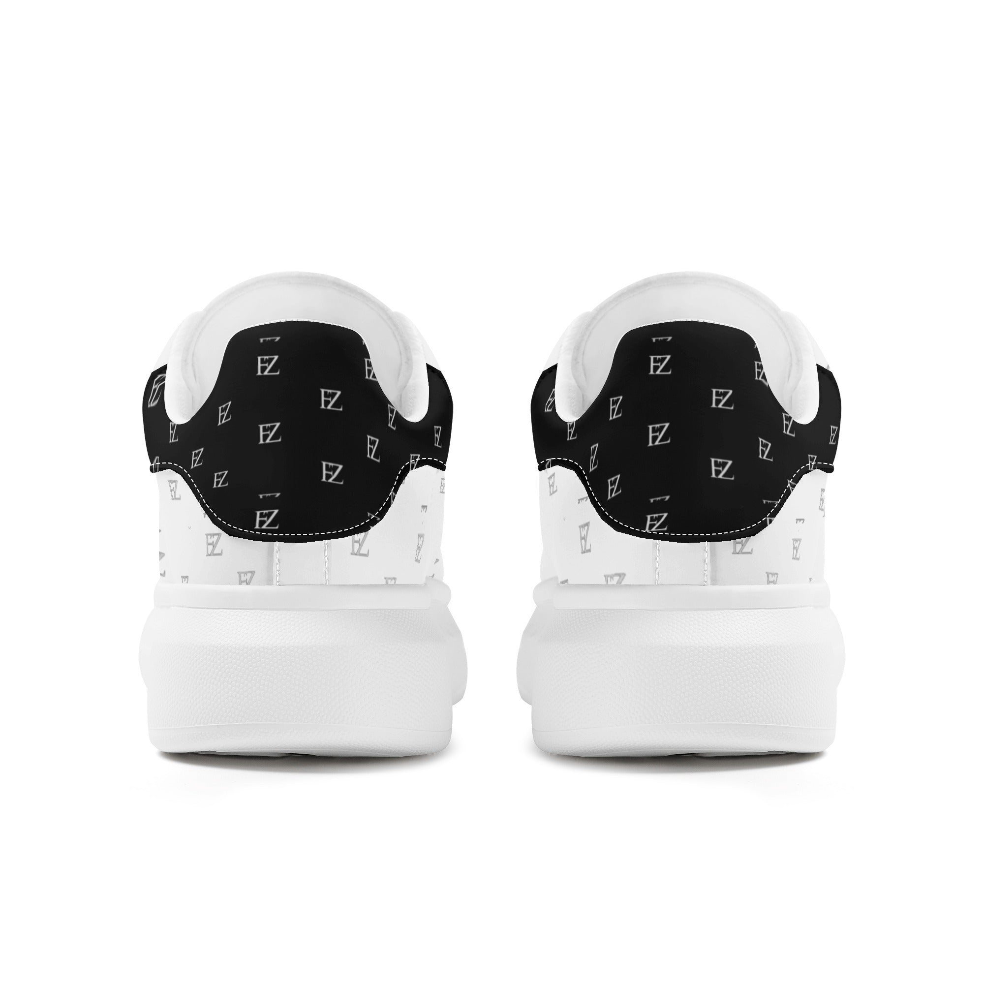 FZ Men's White Tongue Chunky Shoes - FZwear