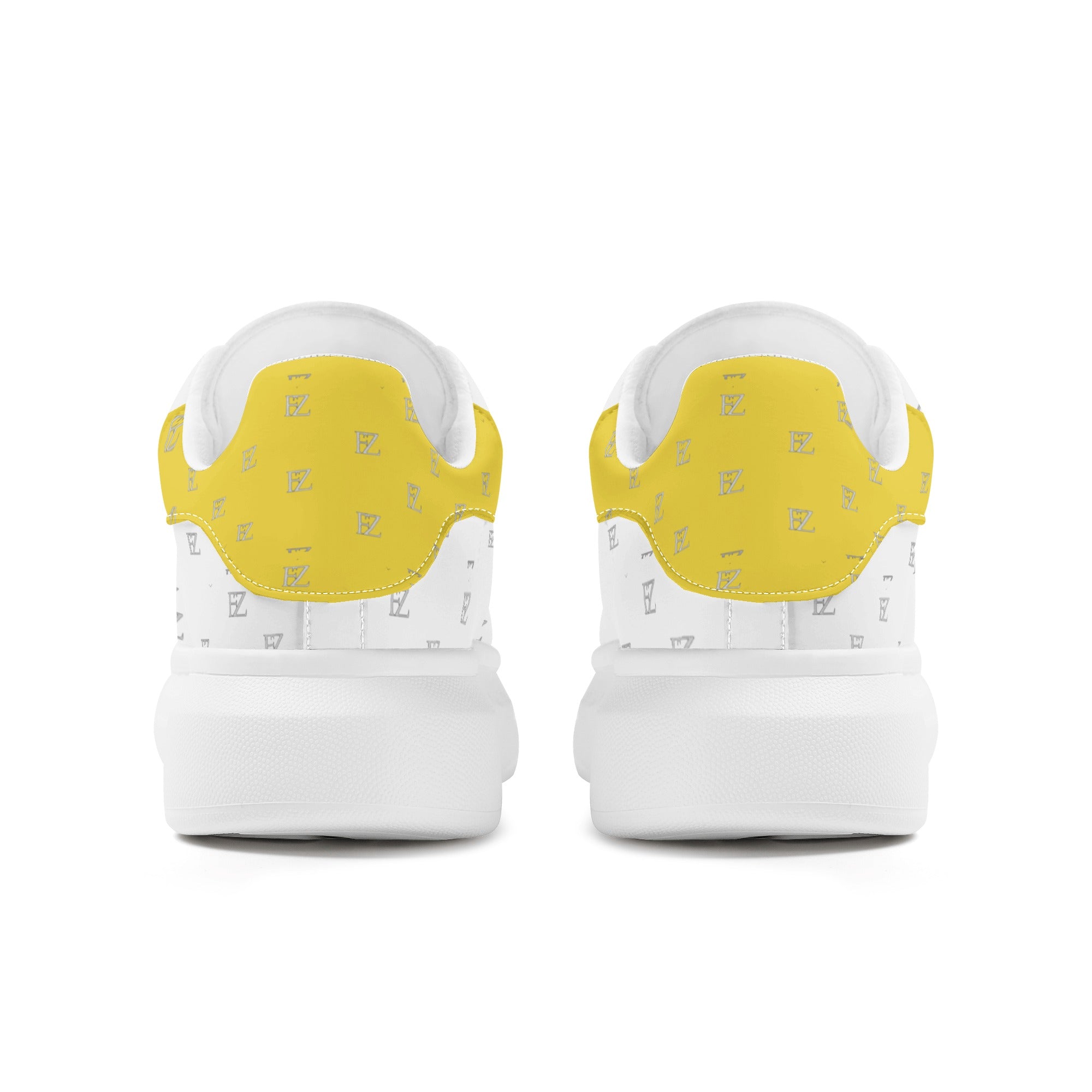 FZ Men's White Tongue Chunky Shoes - FZwear