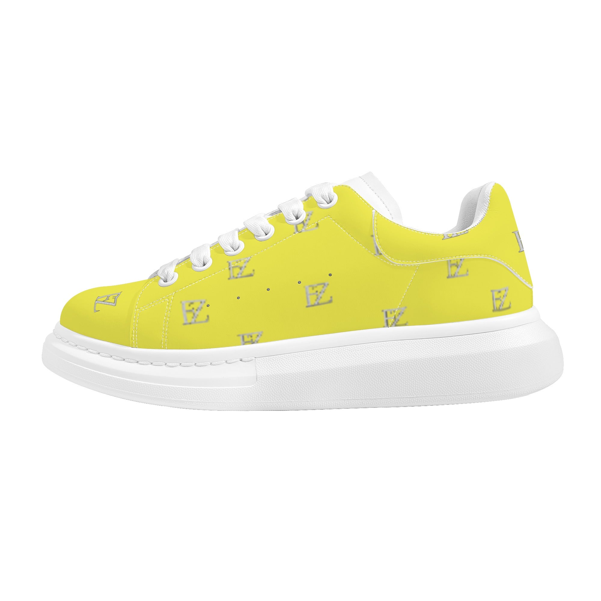 FZ Men's White Tongue Chunky Shoes - FZwear