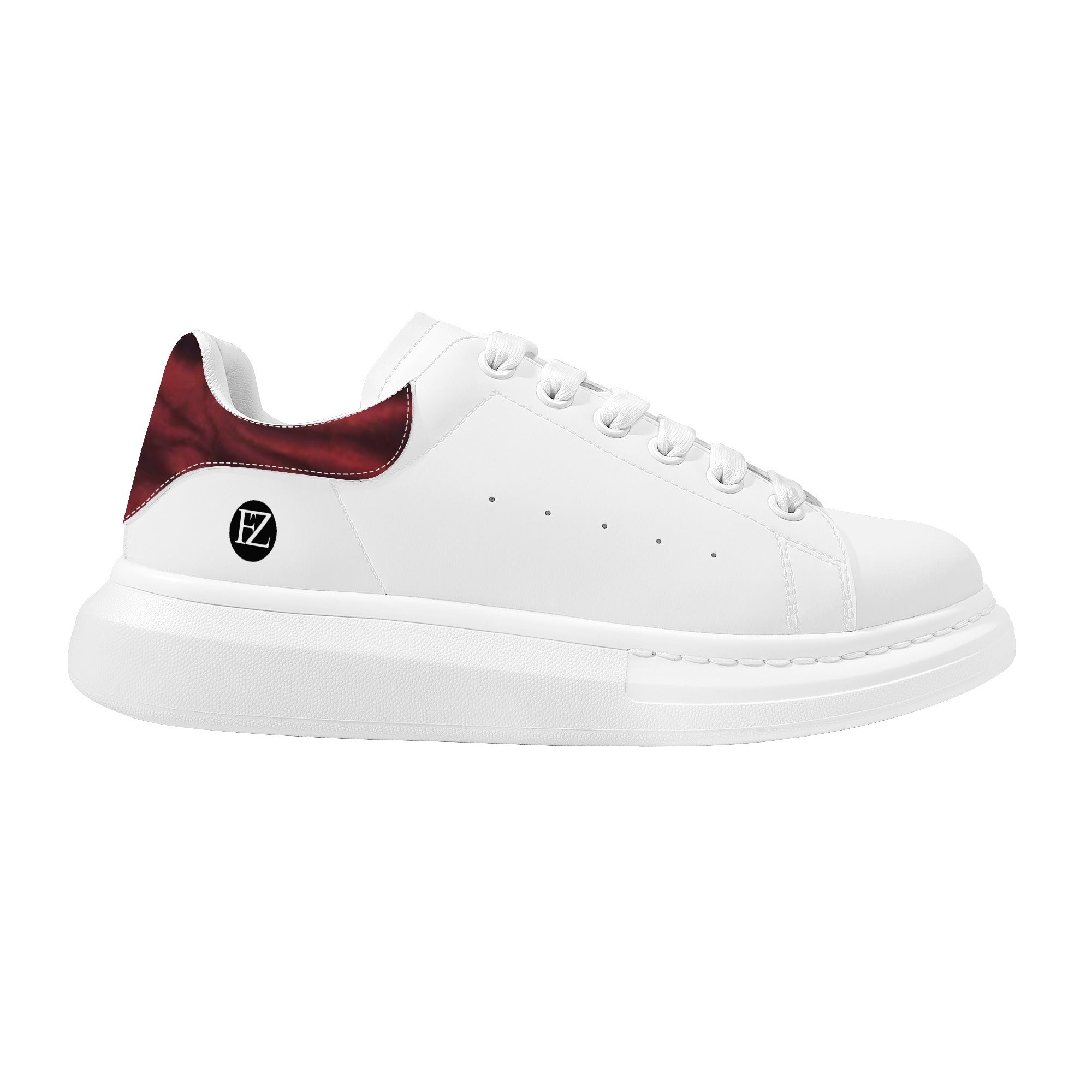 FZ Men's White Tongue Chunky Shoes - FZwear