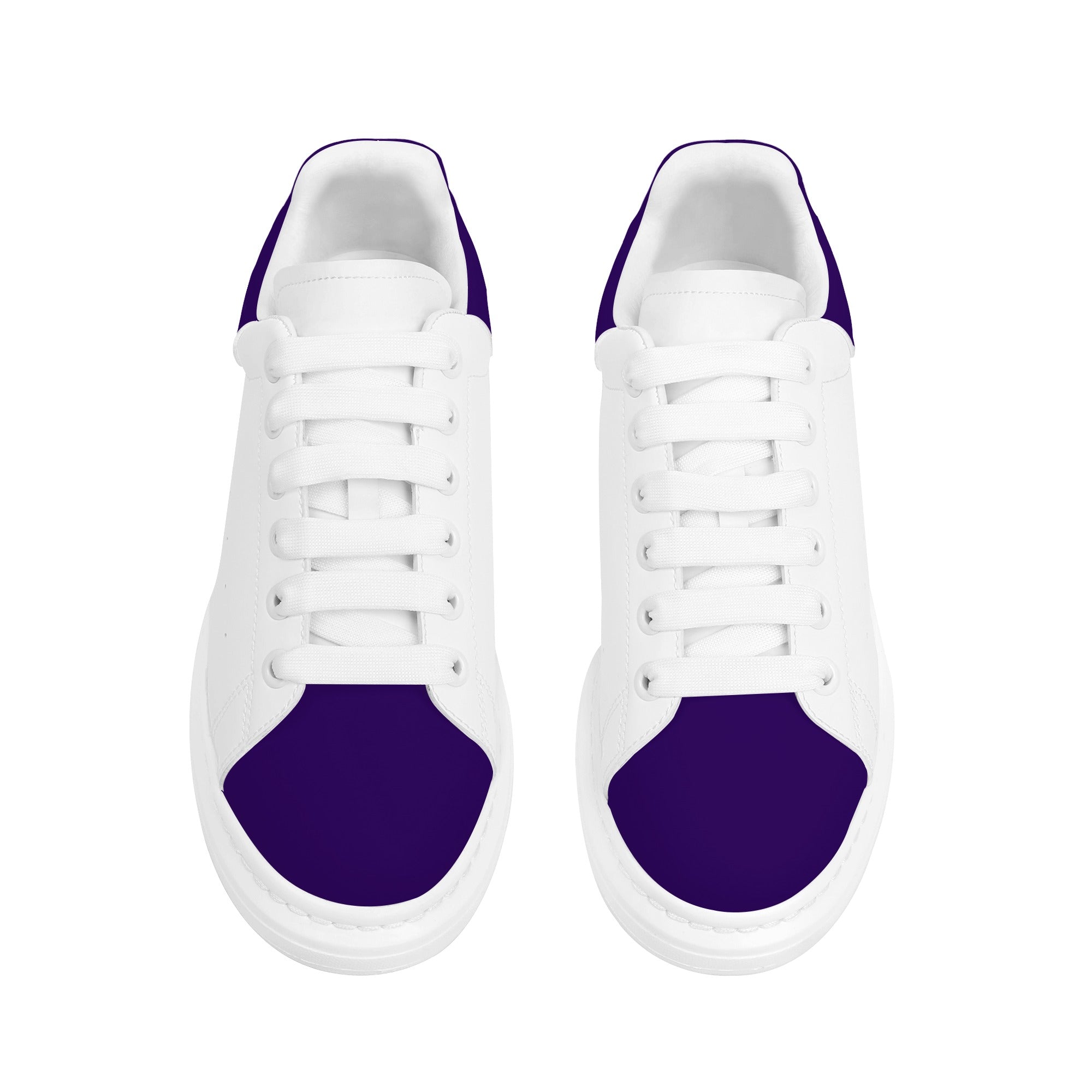 FZ Women's White Tongue Low Top Chunky Shoes - FZwear