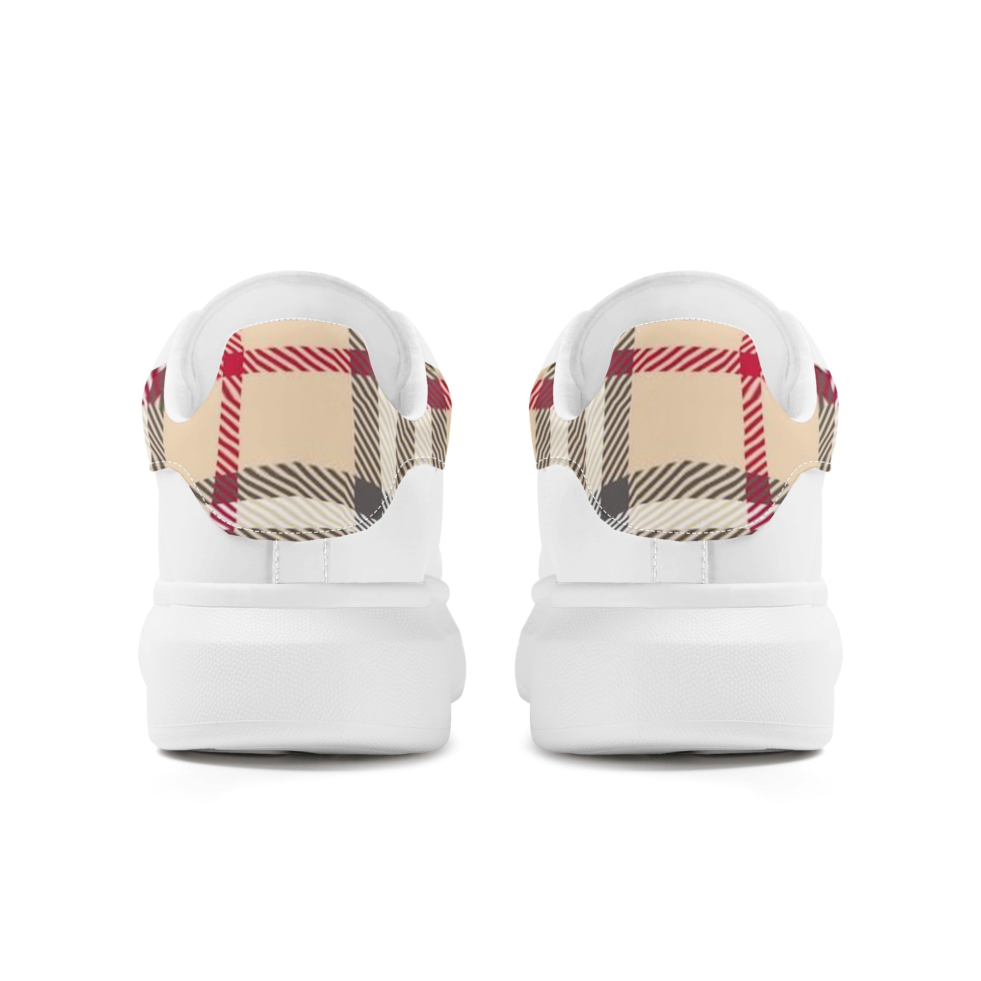 FZ Women's White Tongue Low Top Chunky Shoes - FZwear