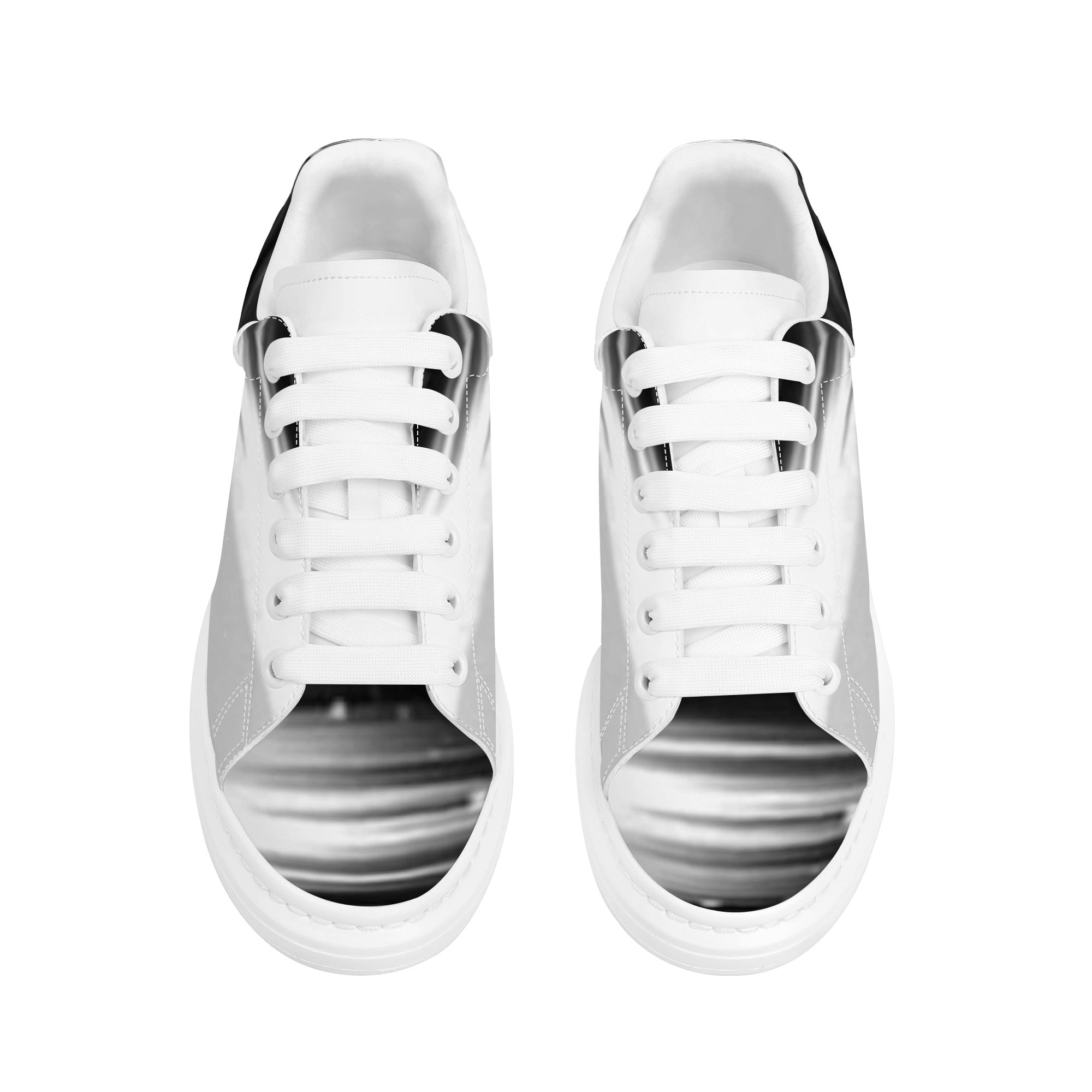 FZ Men's White Tongue Chunky Shoes - FZwear