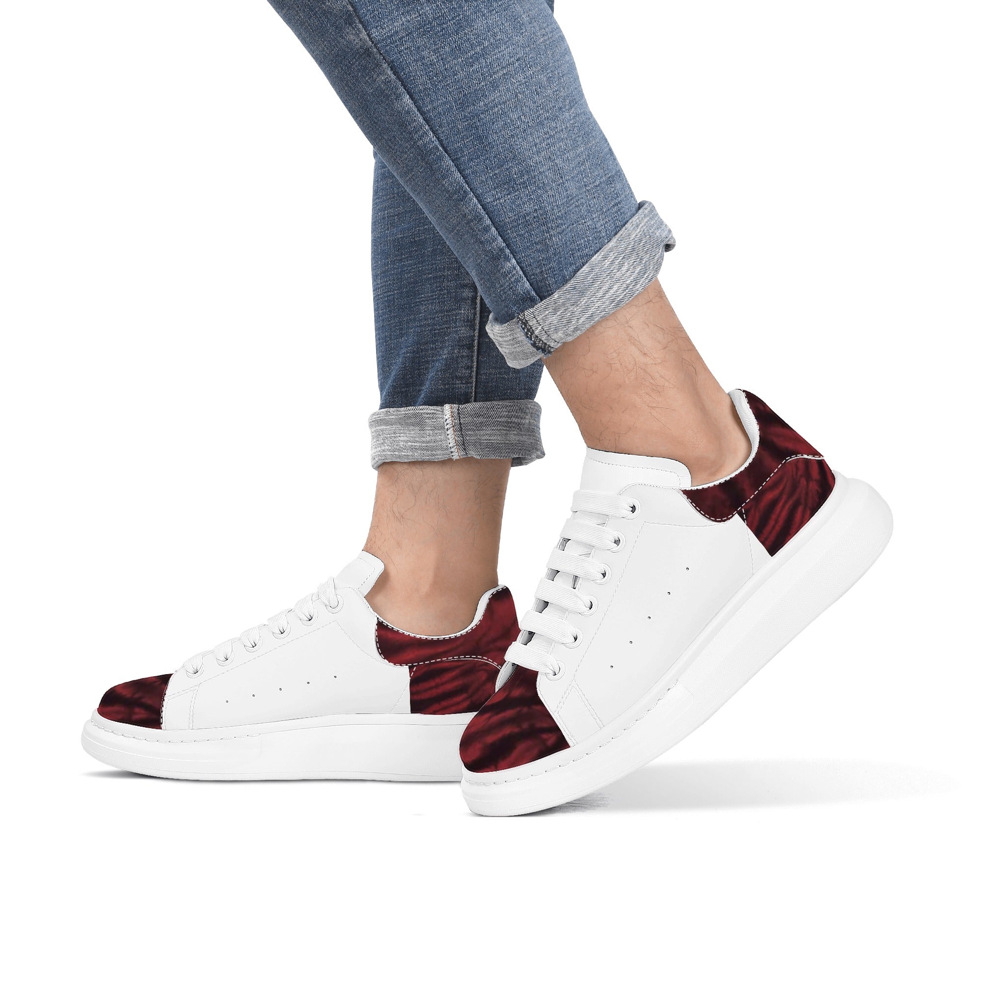 FZ Mens White Tongue Chunky Shoes - FZwear