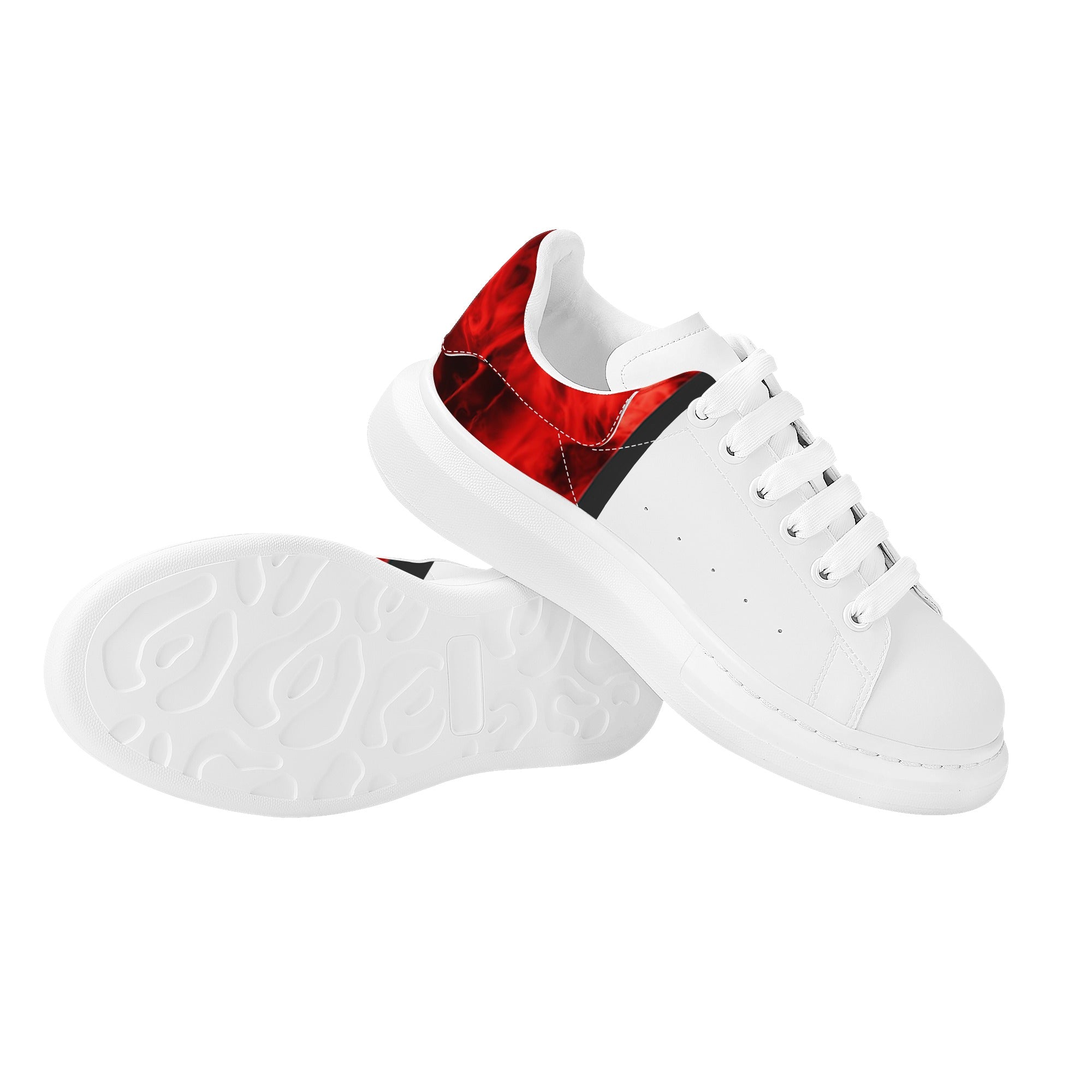FZ Mens White Tongue Chunky Shoes - FZwear