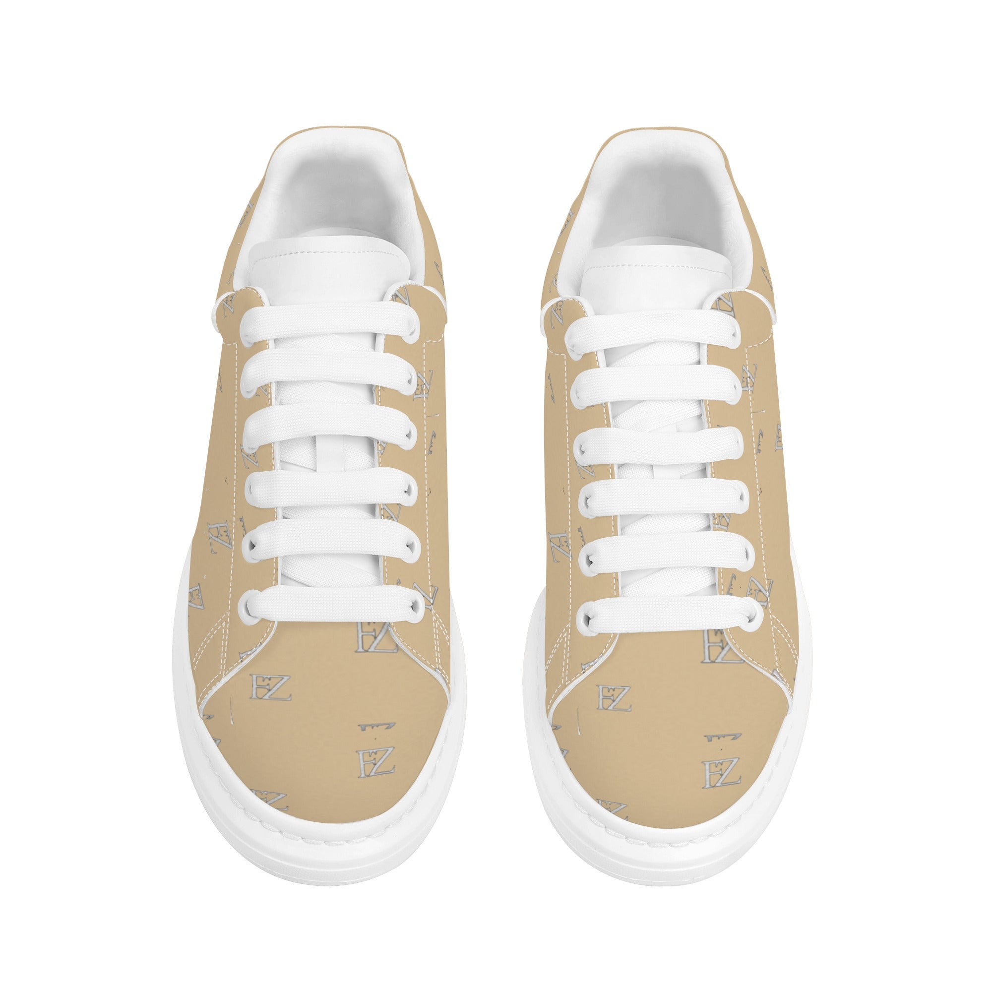 FZ Men's White Tongue Chunky Shoes - FZwear