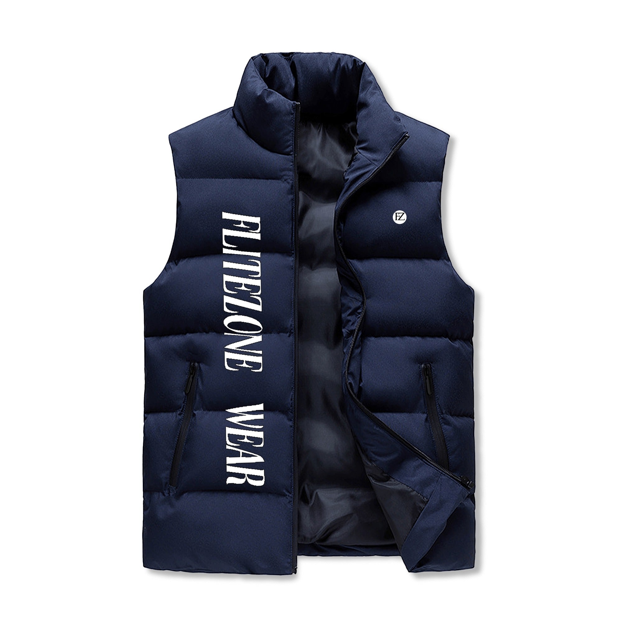 FZ Mens Warm Stand Collar Zip Up Puffer Jacket - FZwear