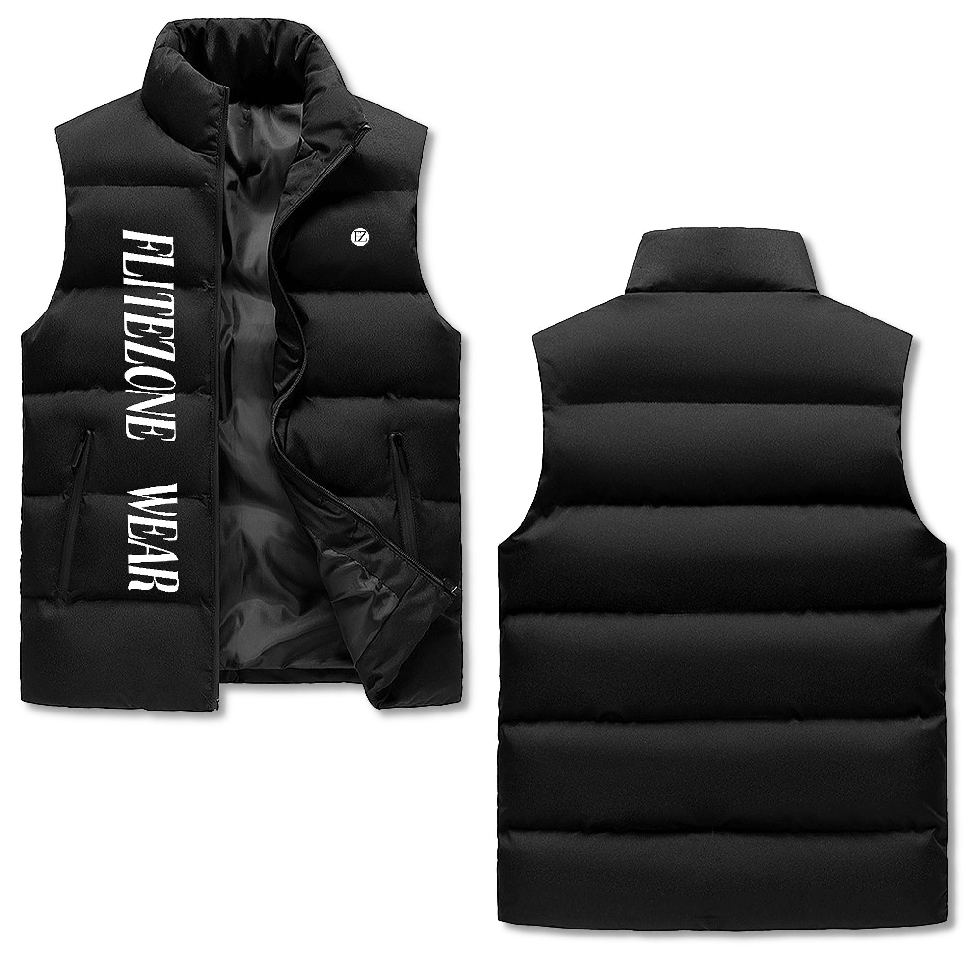 FZ Mens Warm Stand Collar Zip Up Puffer Jacket - FZwear