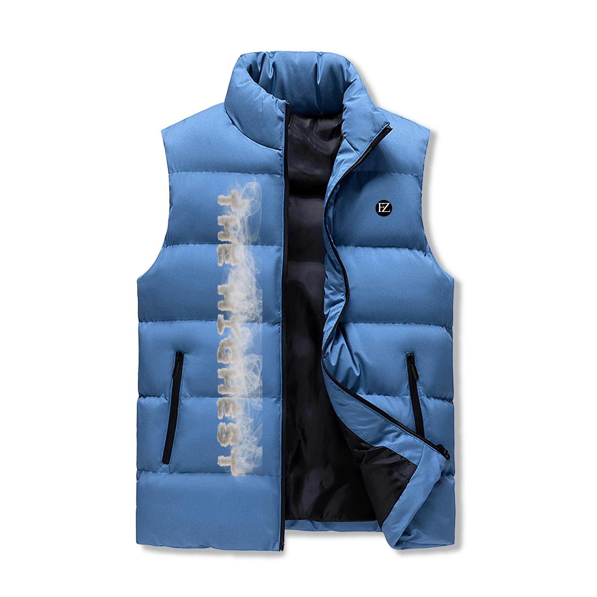 FZ Mens Warm Stand Collar Zip Up Puffer Jacket - FZwear