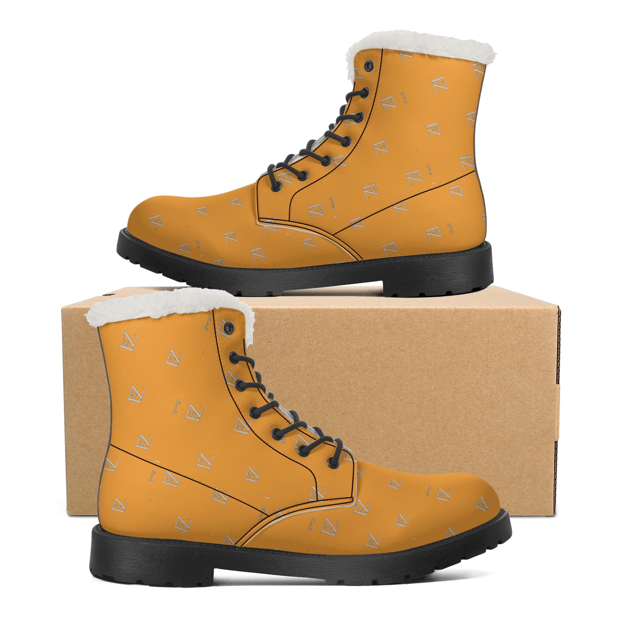 FZ Women's Faux Fur Leather Boots - FZwear