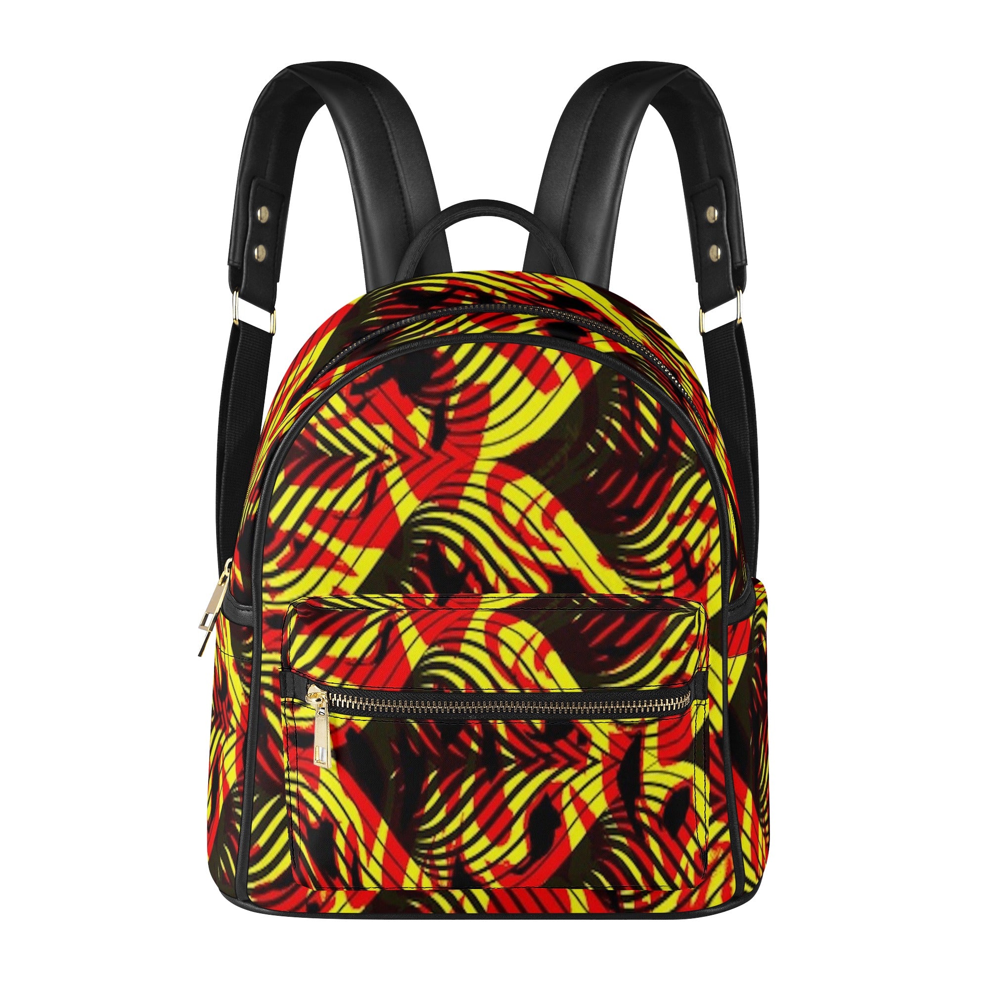FZ African Print Casual PU Backpack - FZwear