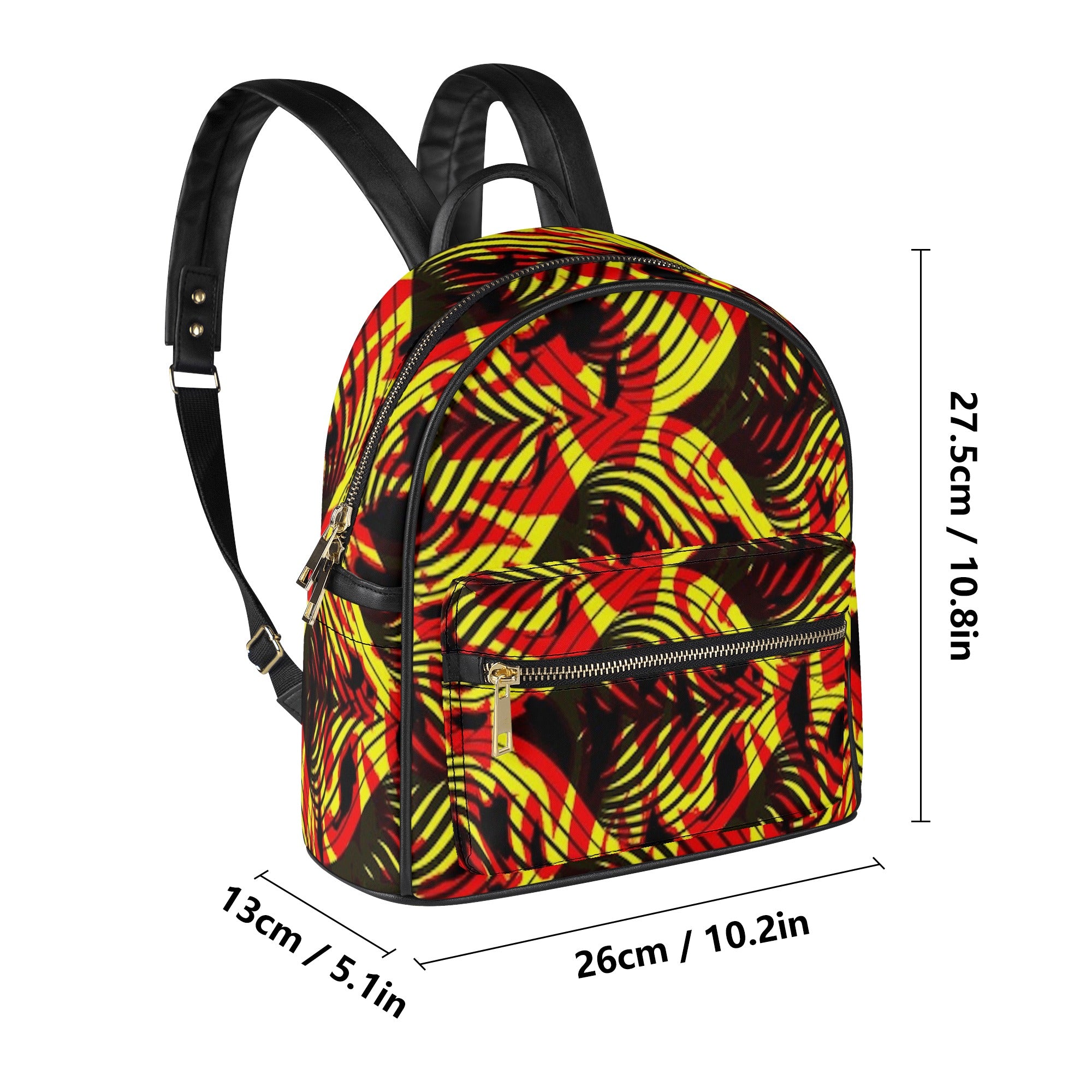 FZ African Print Casual PU Backpack - FZwear