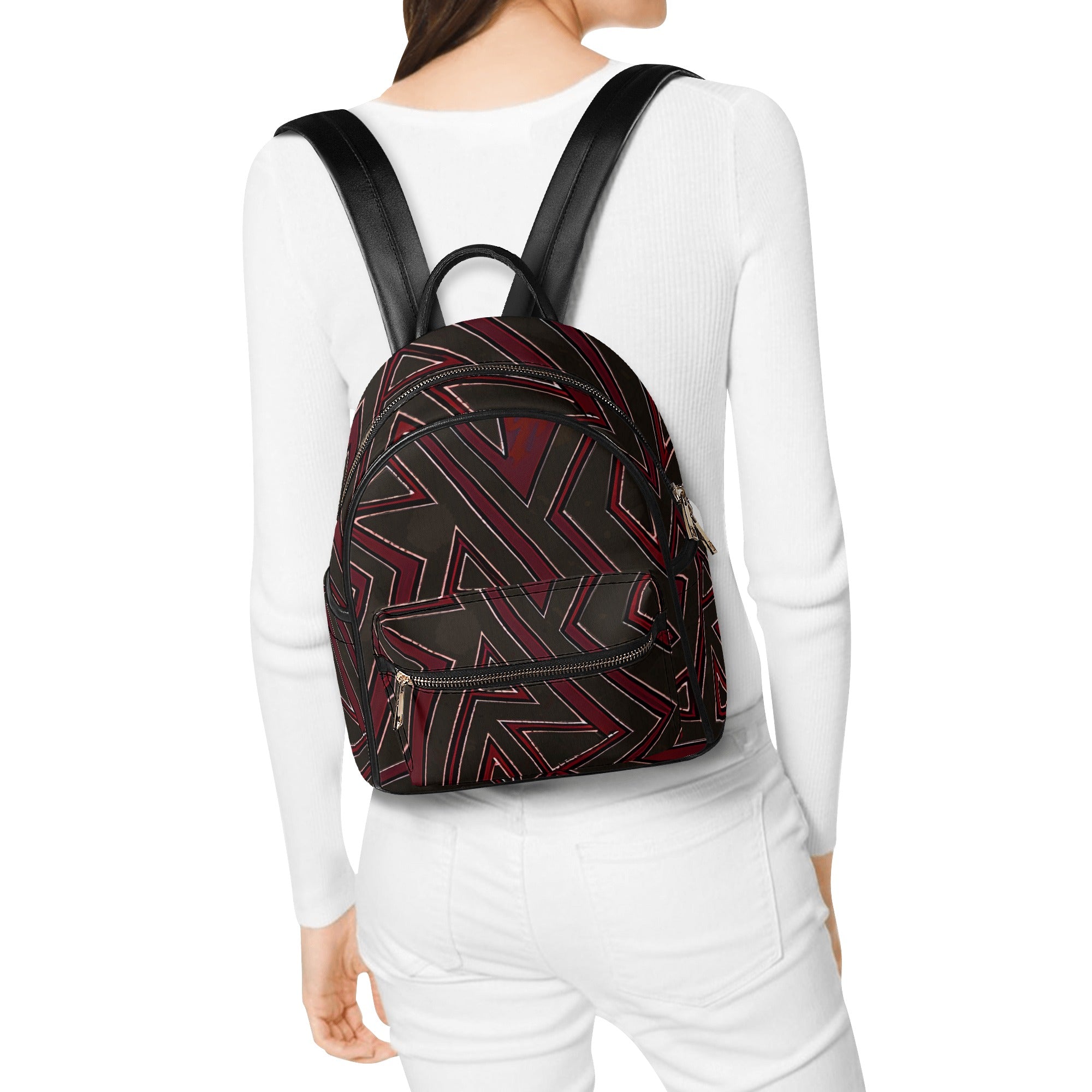 FZ African Print Casual PU Backpack - FZwear