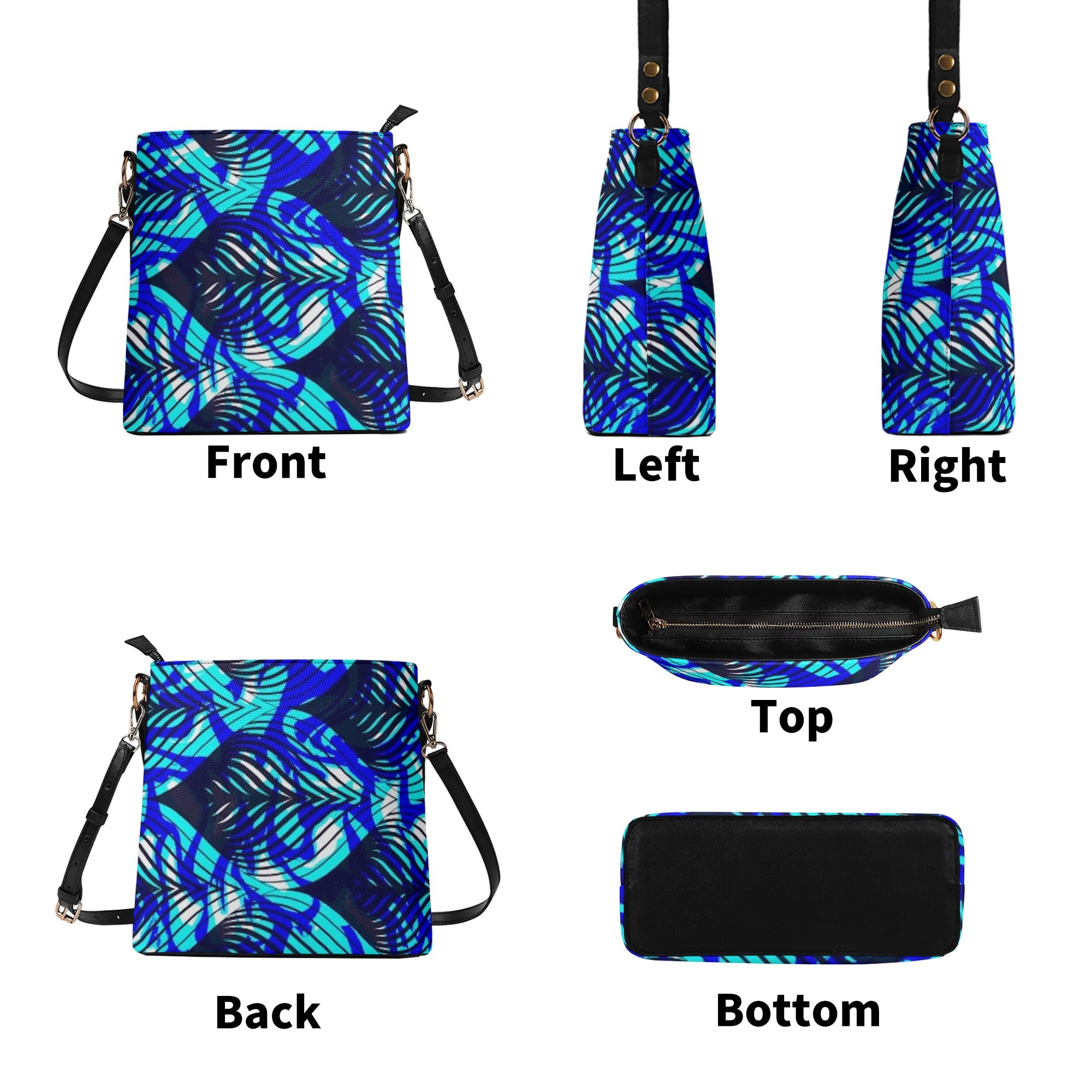 FZ Women's PU Bucket Bag Shoulder Bag - FZwear