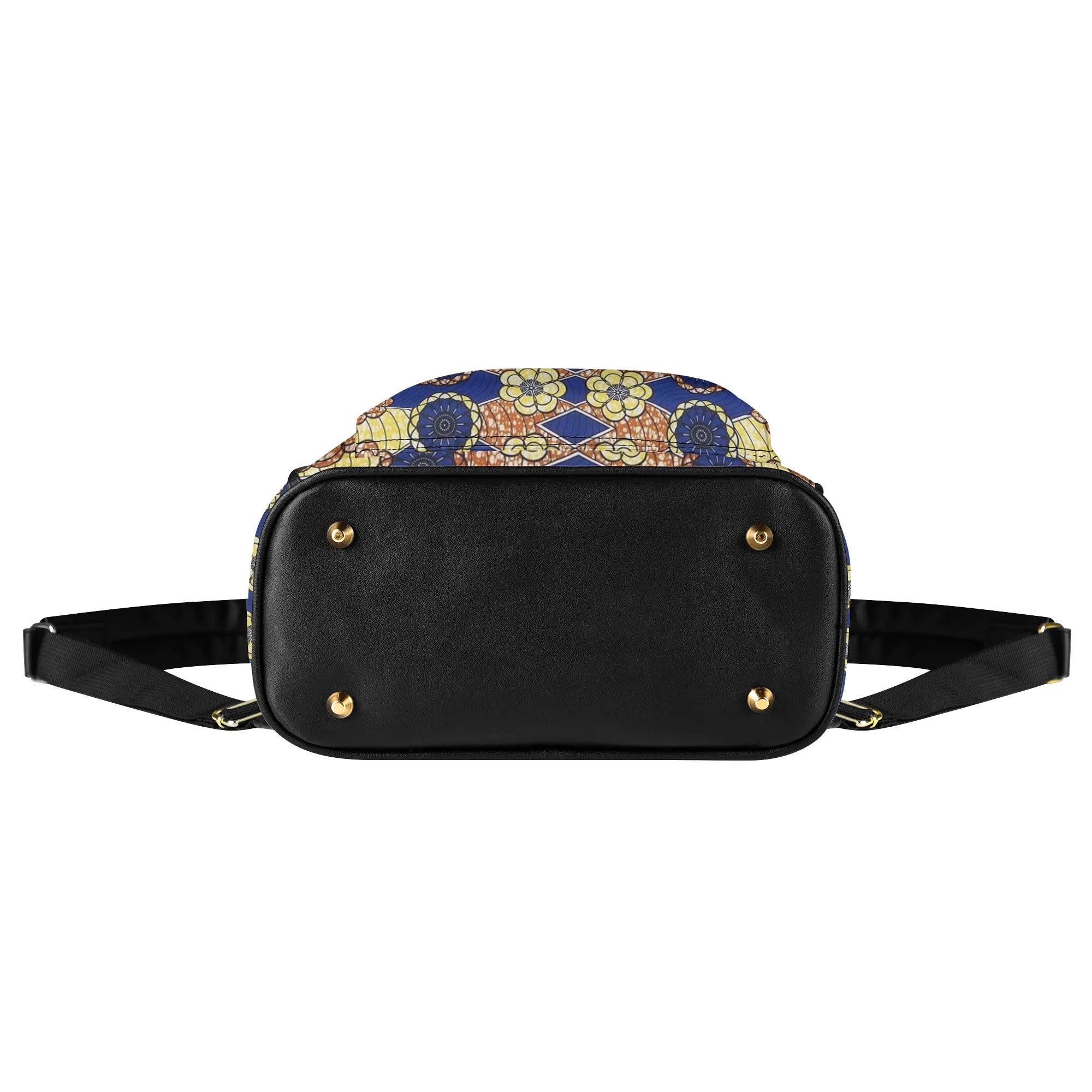 FZ AFRICAN PRINT PU Leather Backpack popcustoms