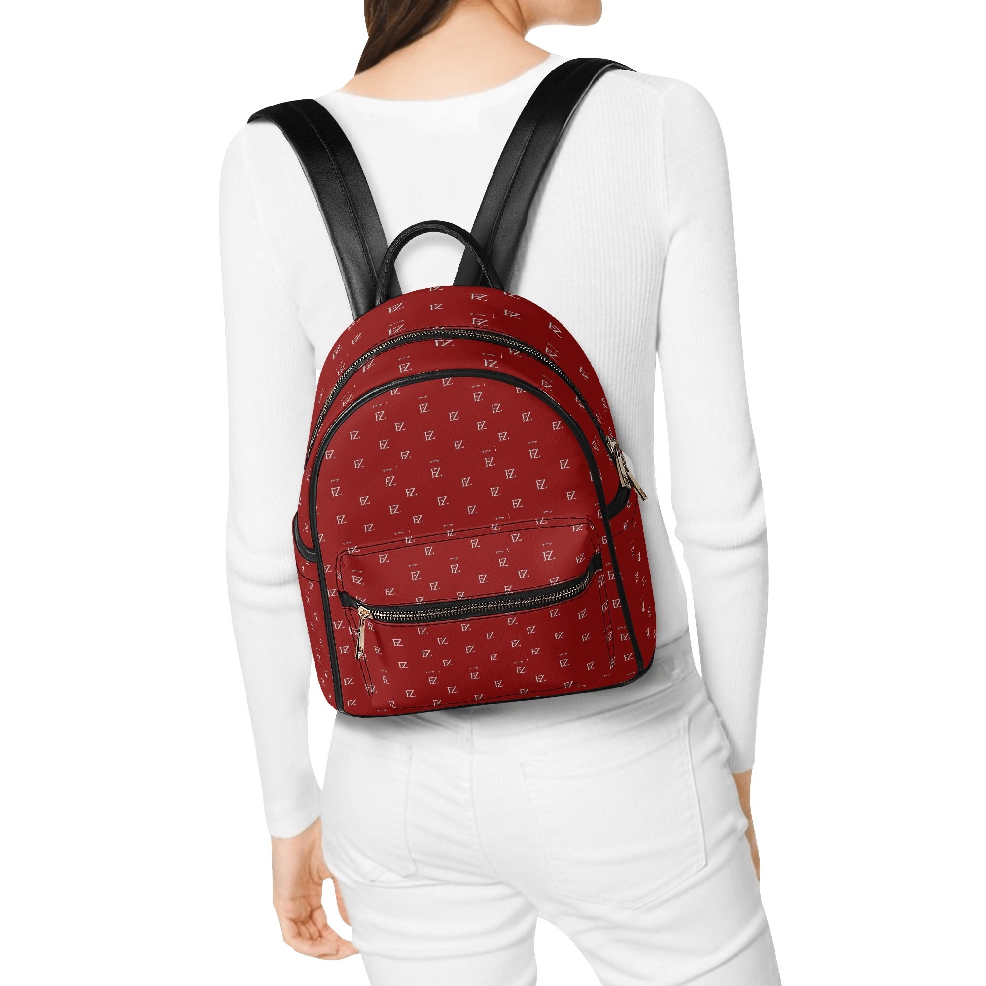 FZ PU Leather Backpack