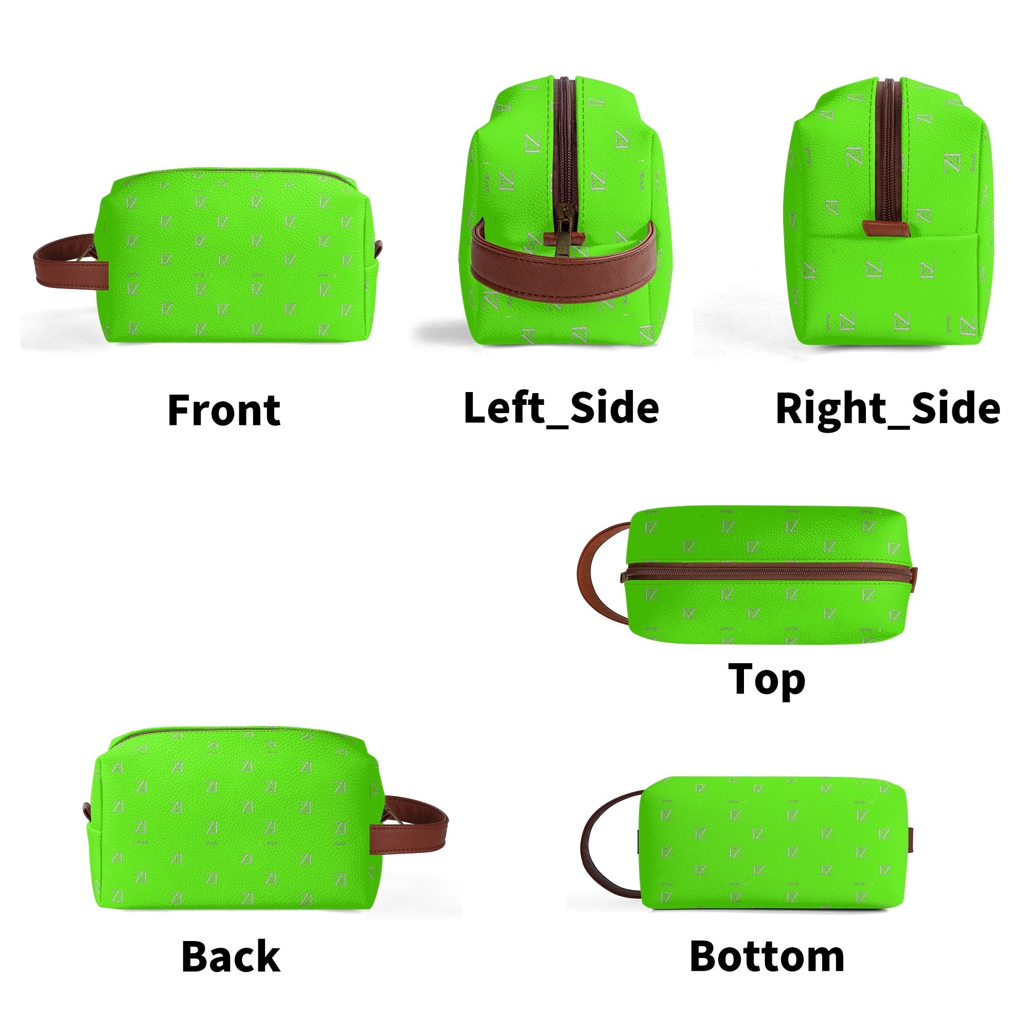 FZ Travel PU Leather Toiletry Bag