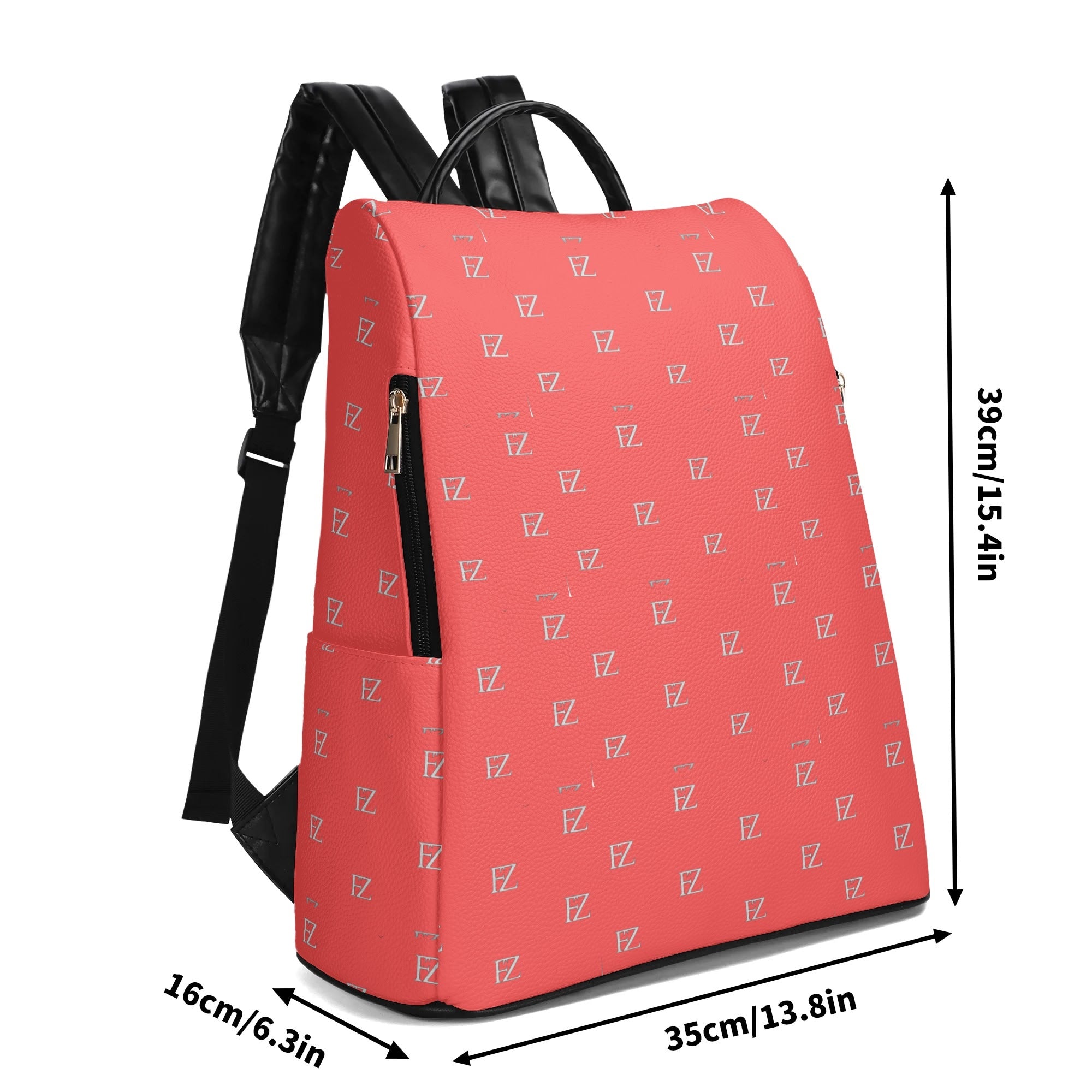 FZ PU Daypack Anti-theft Backpack