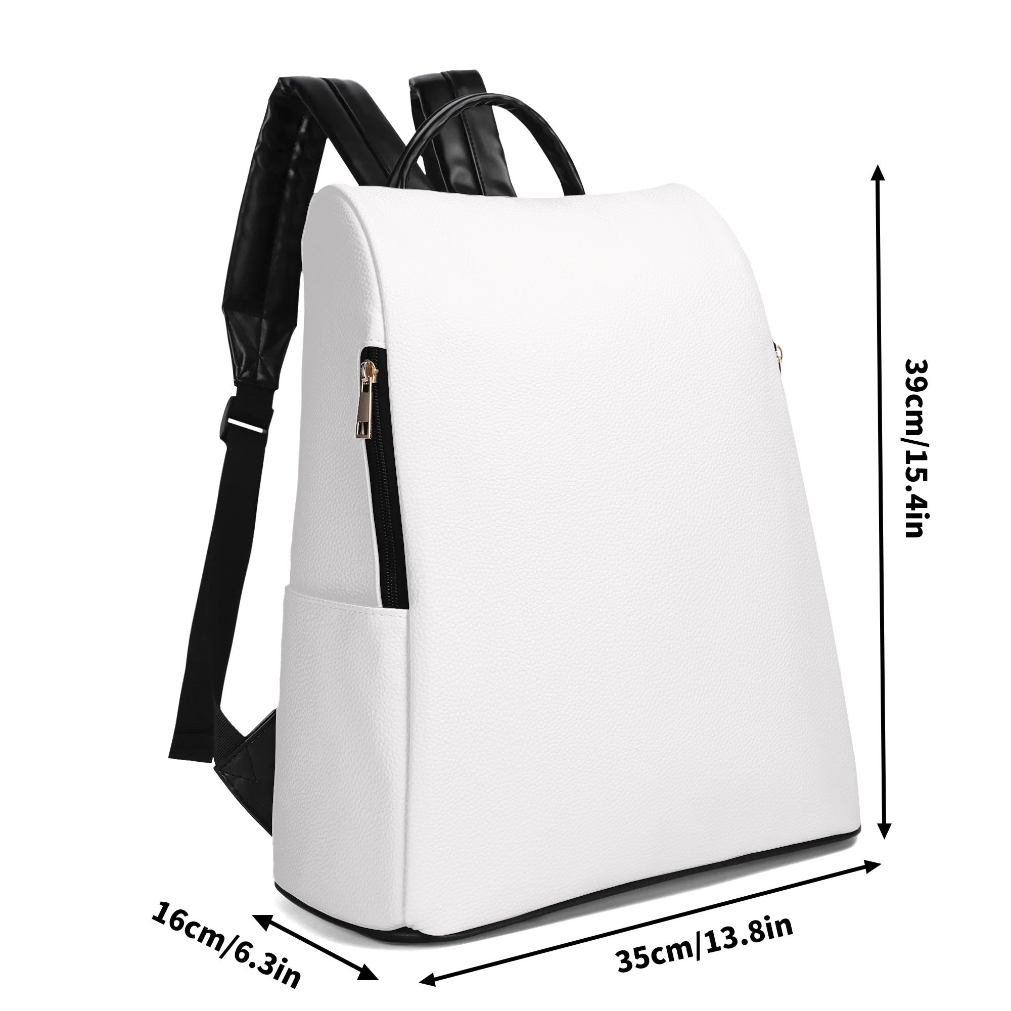 FZ PU Daypack Anti-theft Backpack