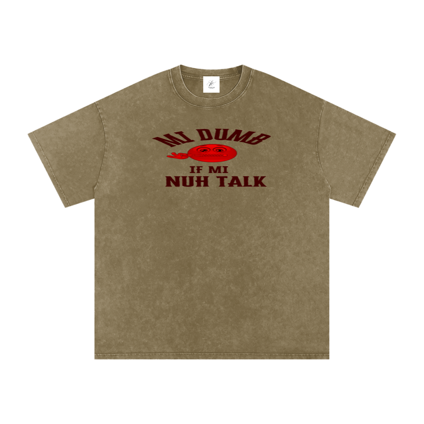 FZ Unisex Acid Wash Oversize Tee