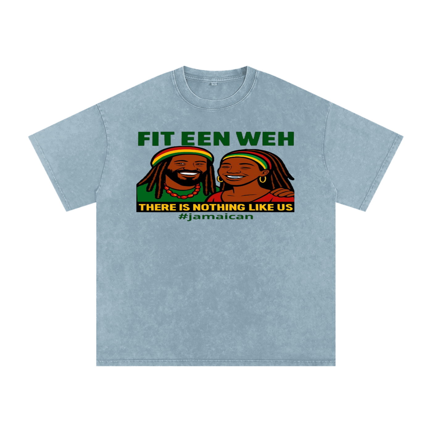 FZ Unisex Snow Washed Oversized Cotton Tee