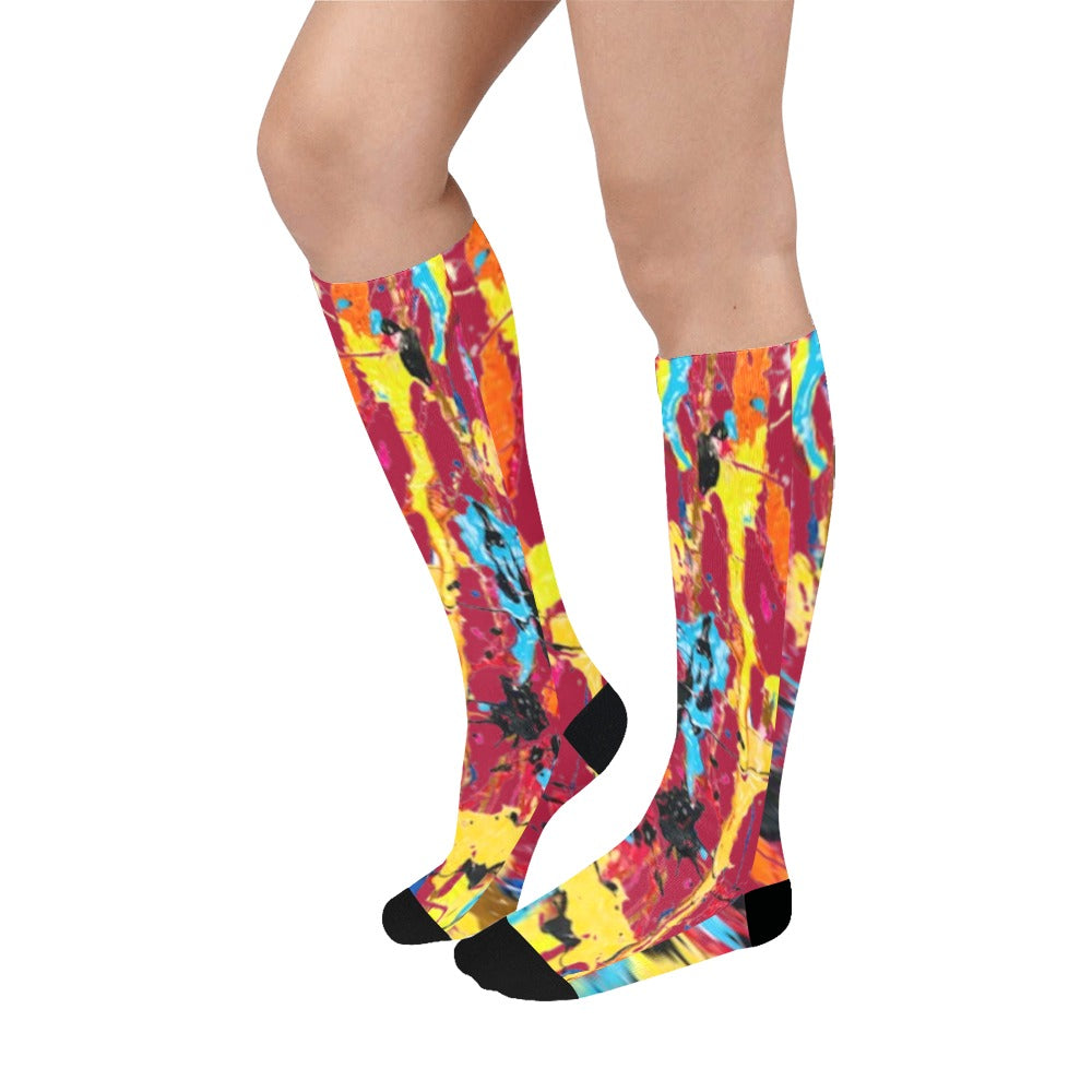 FZ Unisex Paint Splatter 2 Socks