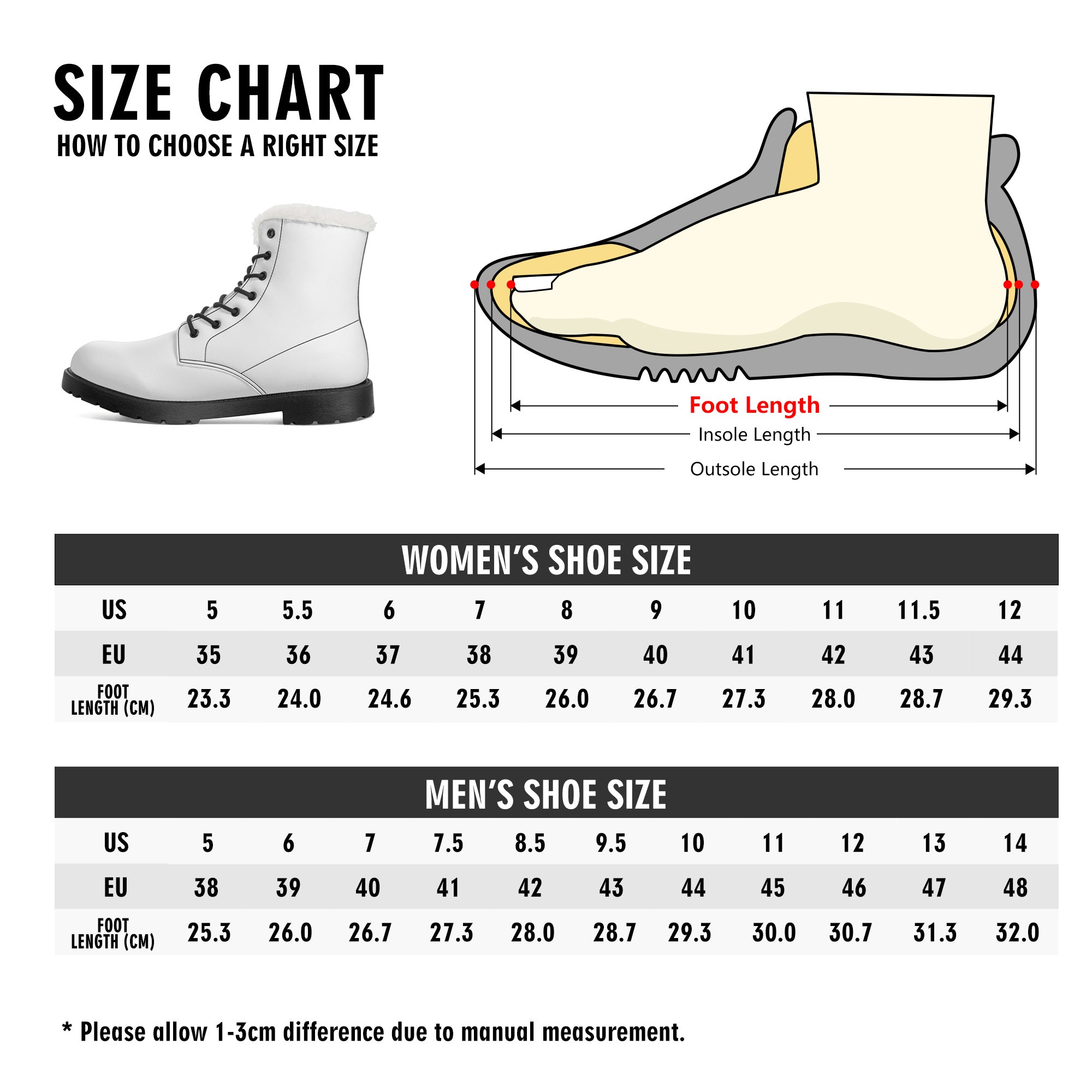 FZ Women's Faux Fur Leather Boots - FZwear