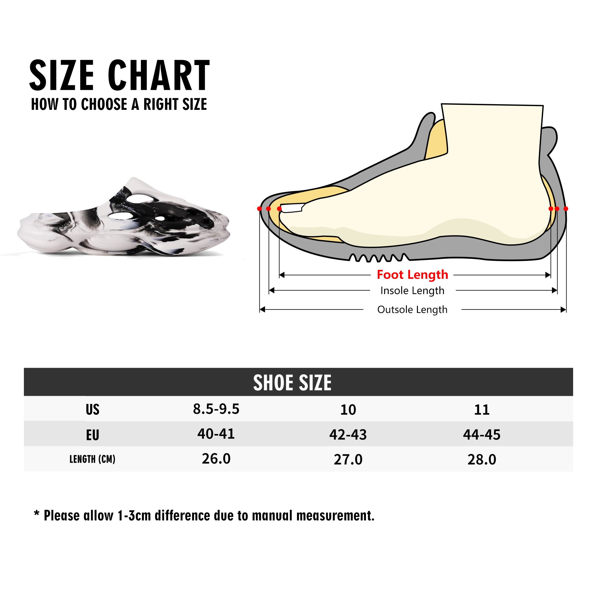 FZ Unisex Leisure EVA Two-tone Hollow Out Clogs Sandals