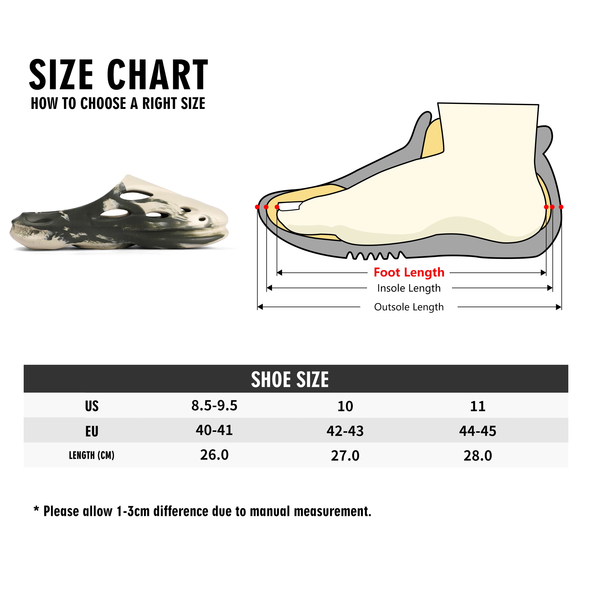 FZ Unisex Leisure EVA Two-tone Hollow Out Clogs Sandals