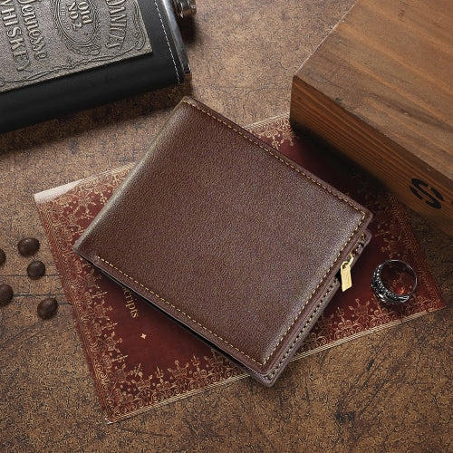 FZ Men's Custom Engraved PU Zippered Wallet