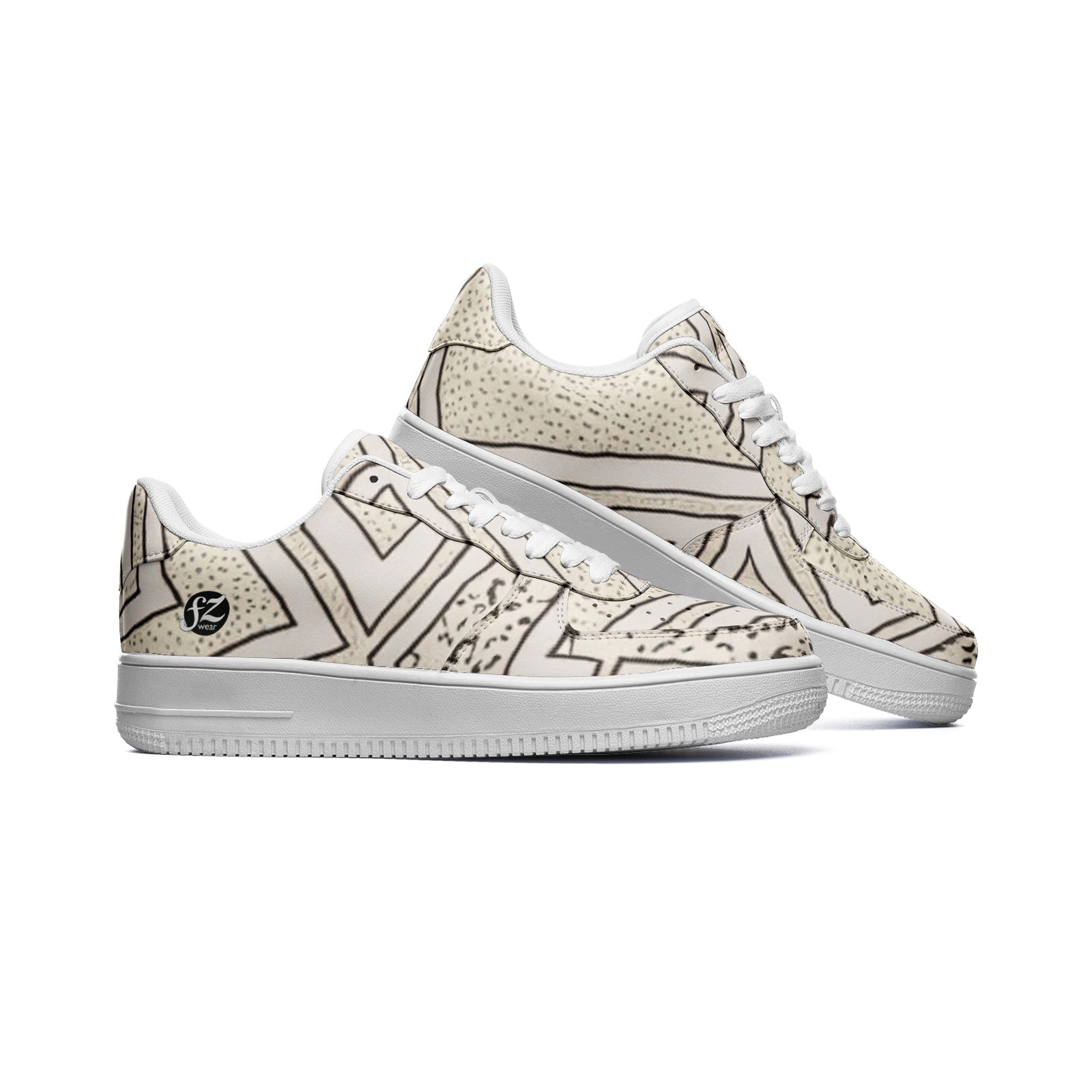 FZ Unisex Low Top Leather Sneakers