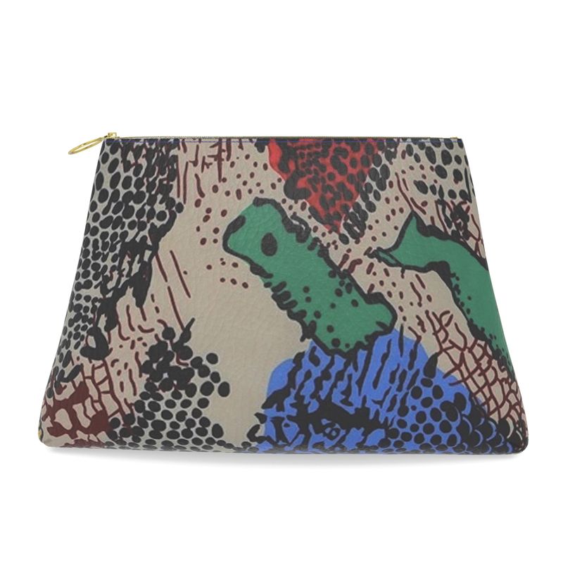 FZ DESIGNER AFRICAN PRINT CLUTCH PURSE