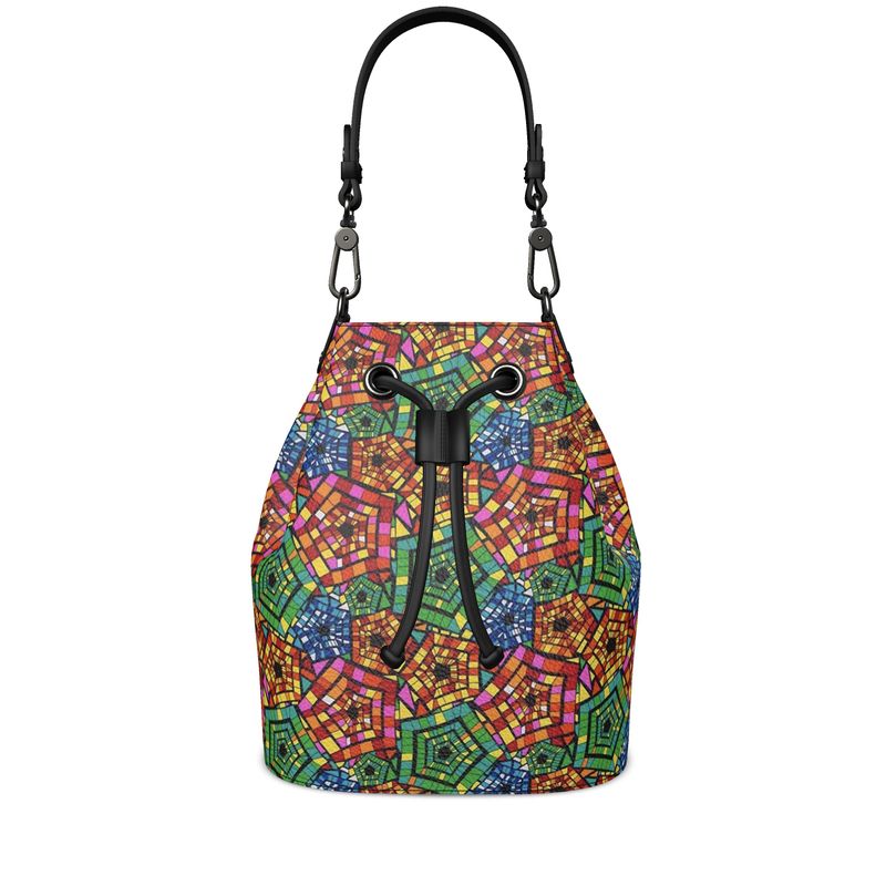 FZ AFRICAN PRINT DESIGNER BUCKET BAG Contrado