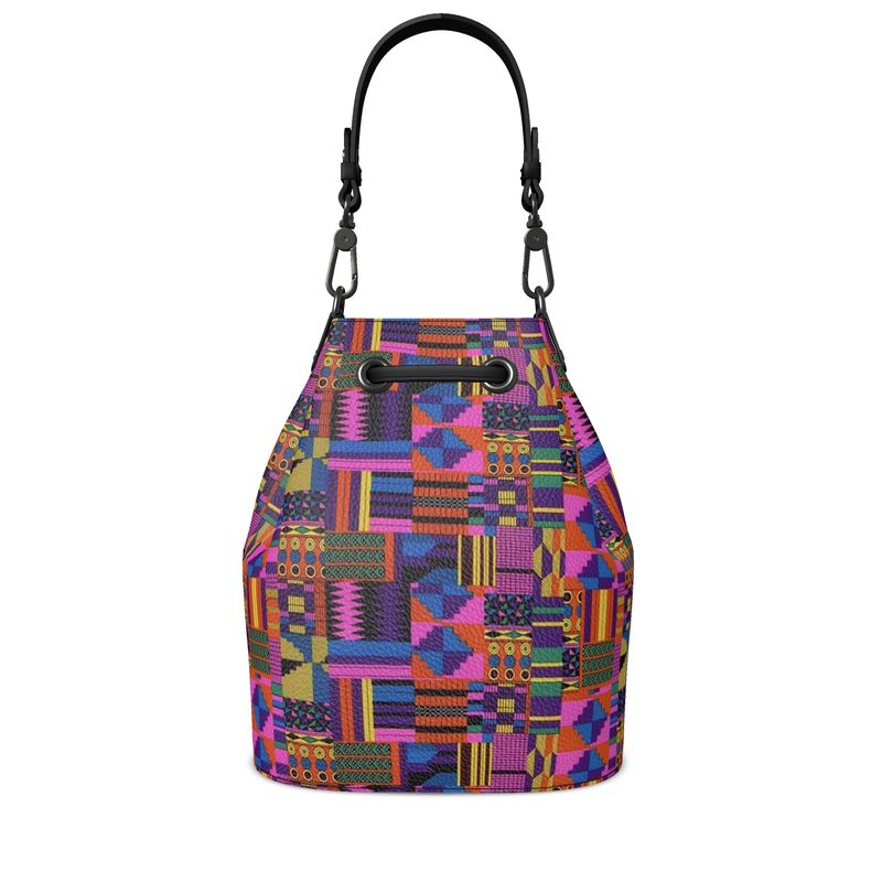 FZ AFRICAN PRINT DESIGNER BUCKET BAG Contrado