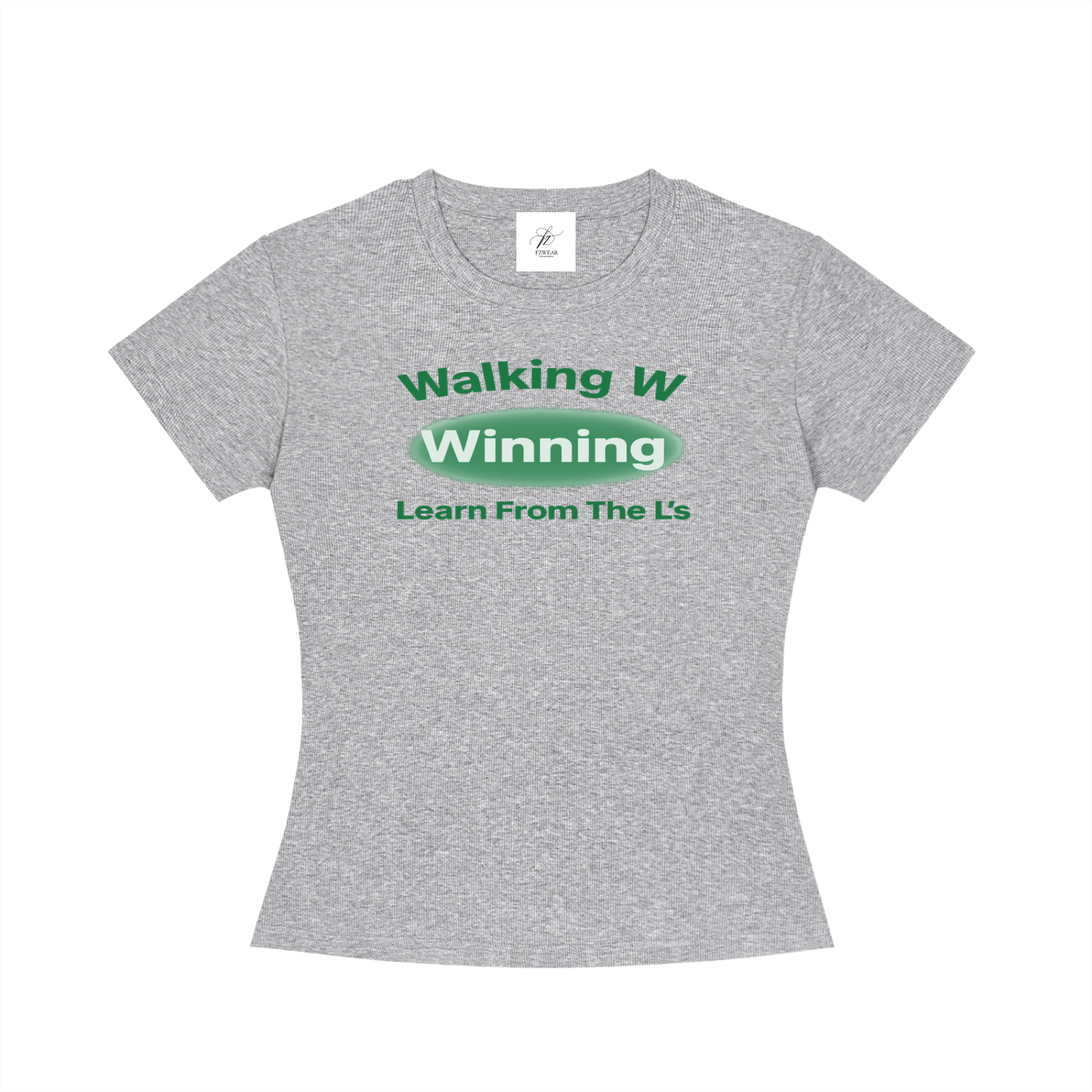 FZ Women's Slim Fit Winning Crewneck Tee