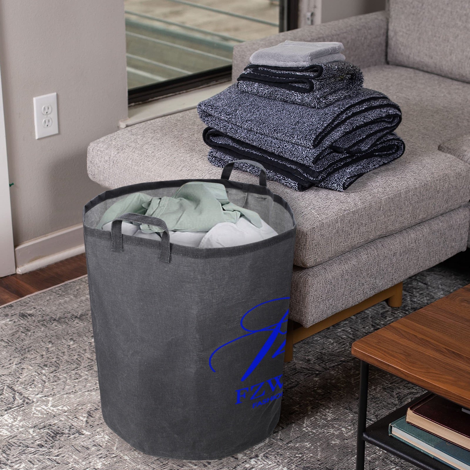 FZ Foldable Round Laundry Basket