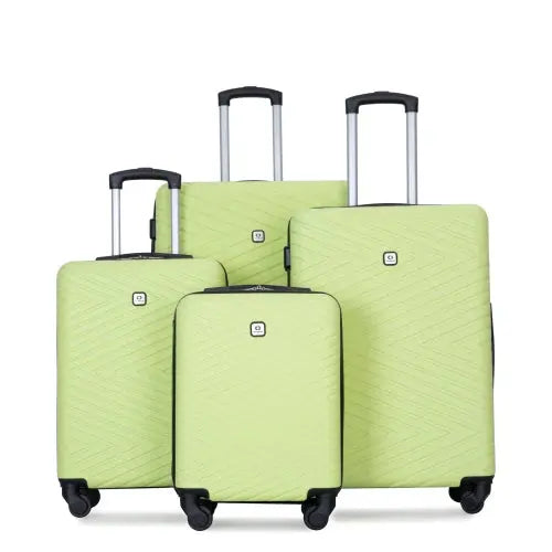 FZ Travelhouse Rotating Wheels with TSA Lock 4-Piece ABS Suitcase