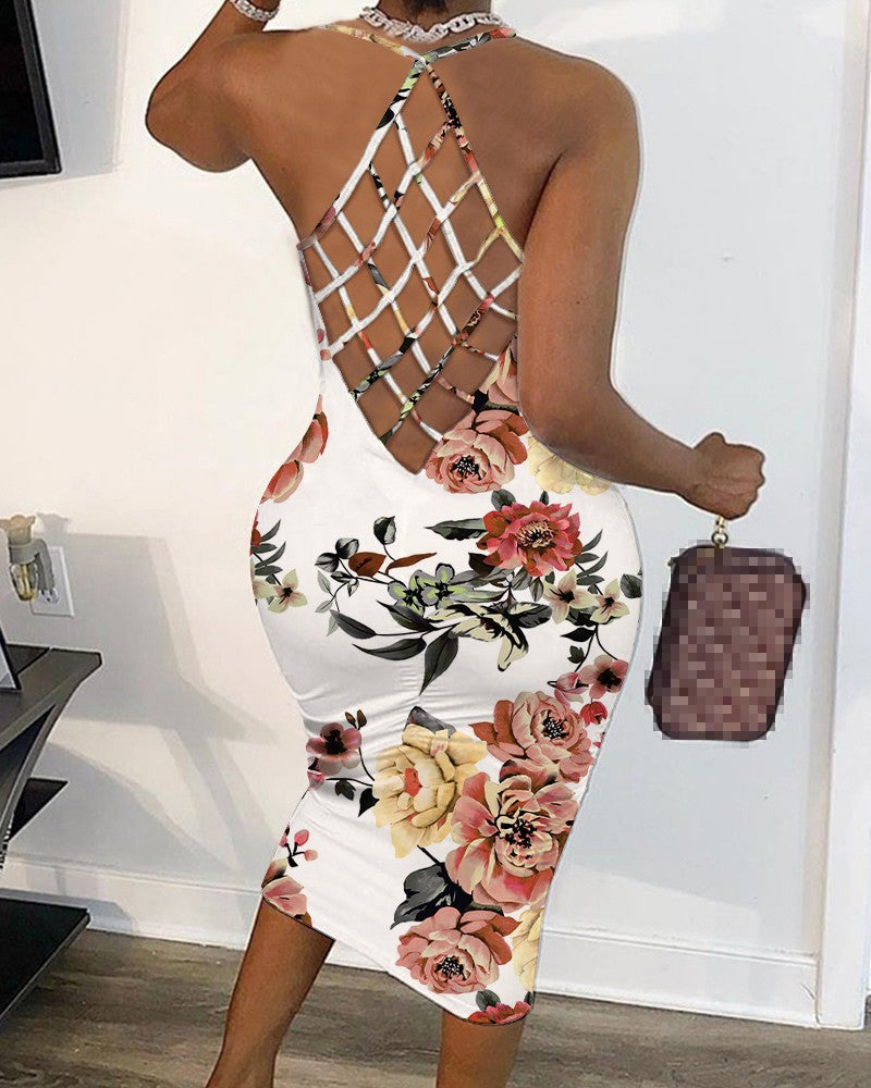 FZ Women's Contrast Leopard Print Dress - FZwear