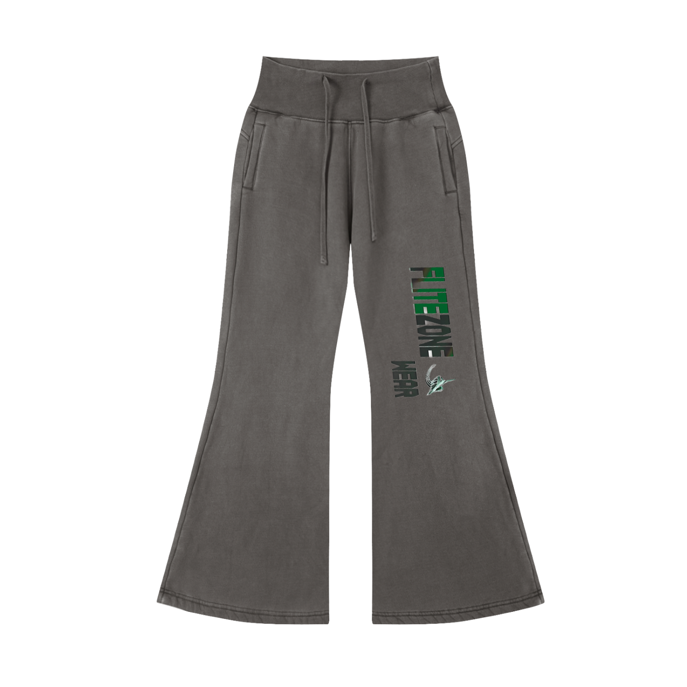 FZ Women's Vintage Washed Flared Fleece Pants